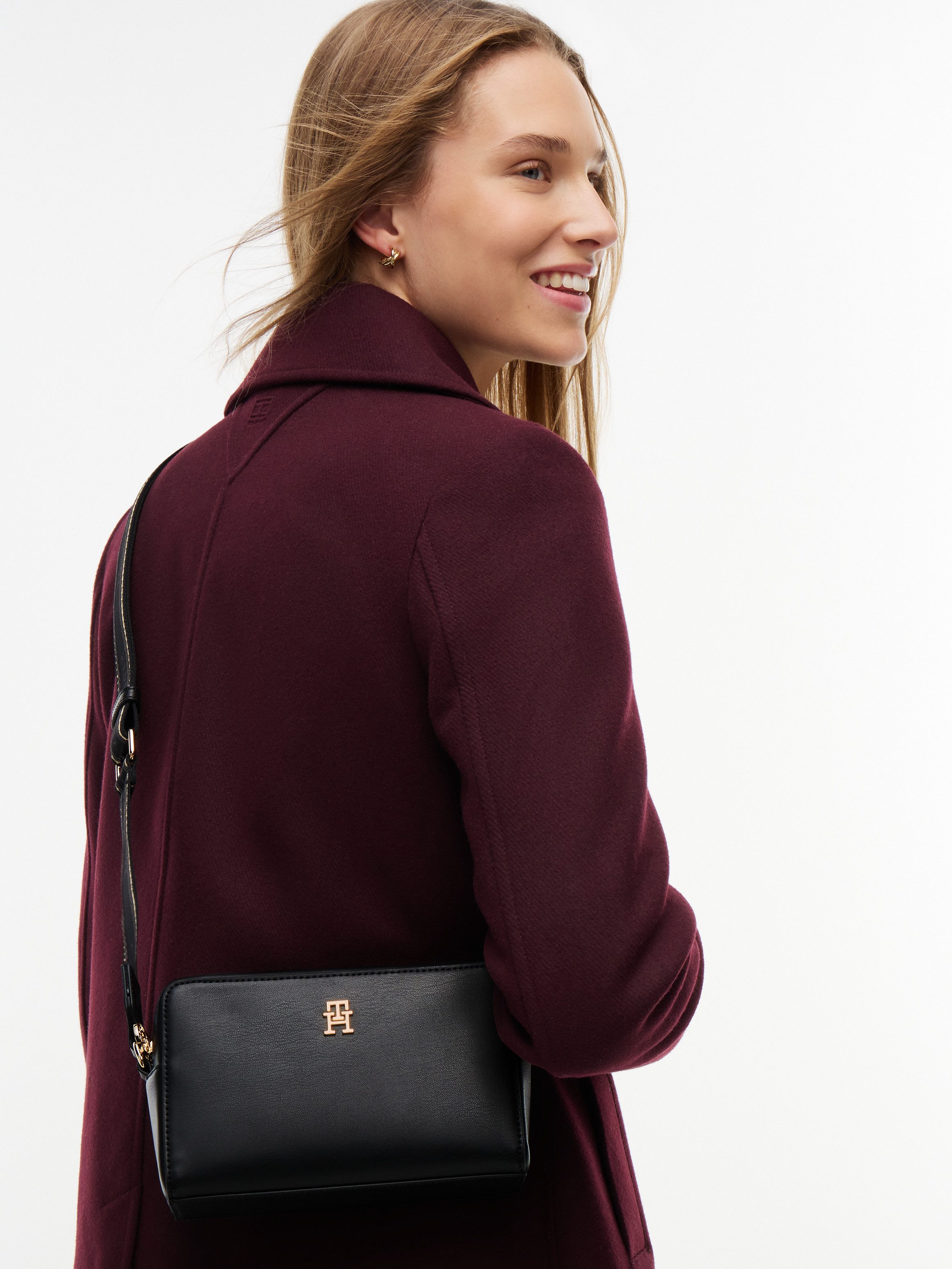 Tommy Hilfiger Mini Bag TH JOY CAMERA BAG, kleine Umhängetasche, Crossbody Bag, Schultertasche im eleganten Look