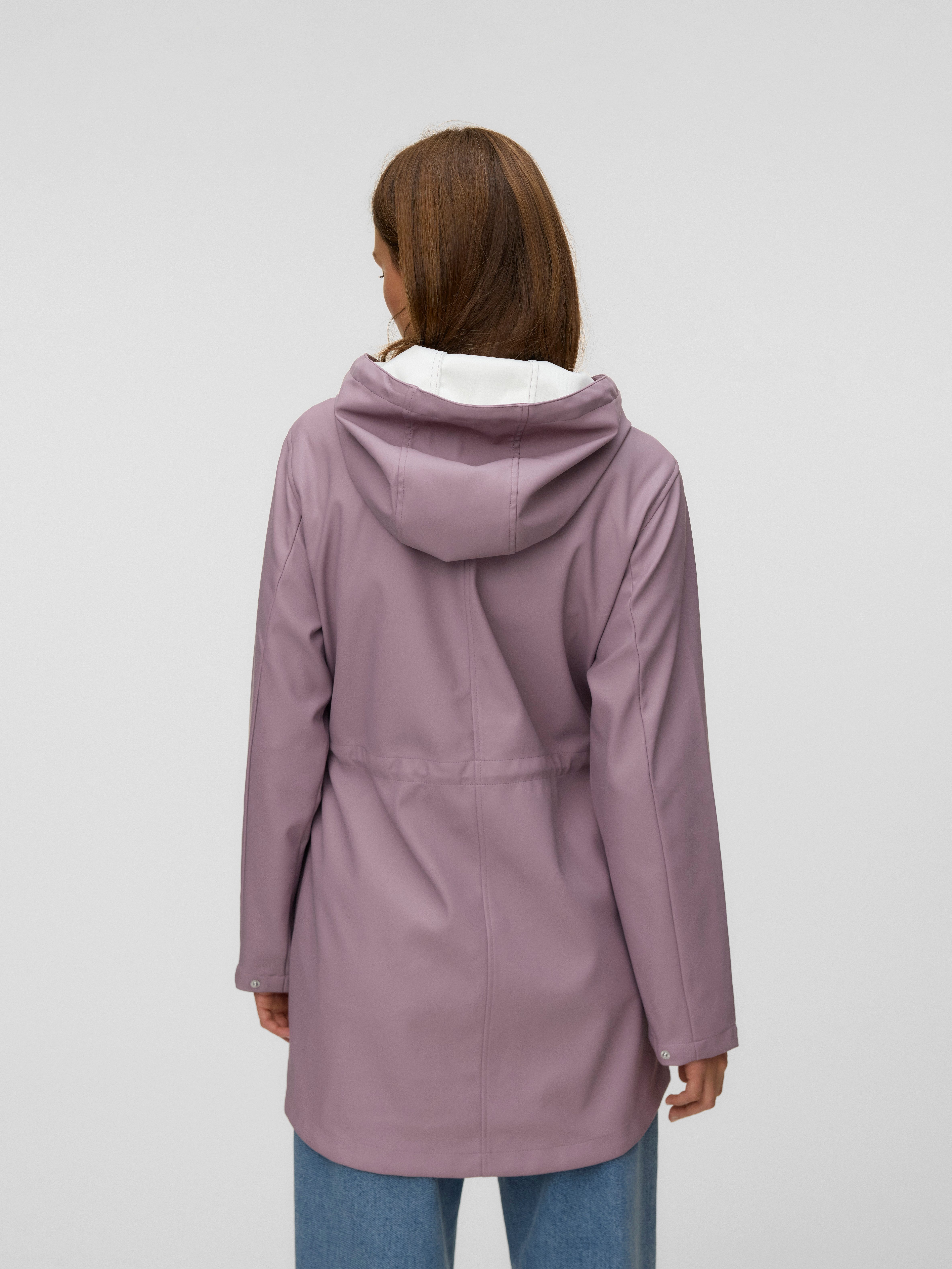 Vero Moda Regenjacke VMMALOU COATED JACKET wasserabweisende Beschichtung
