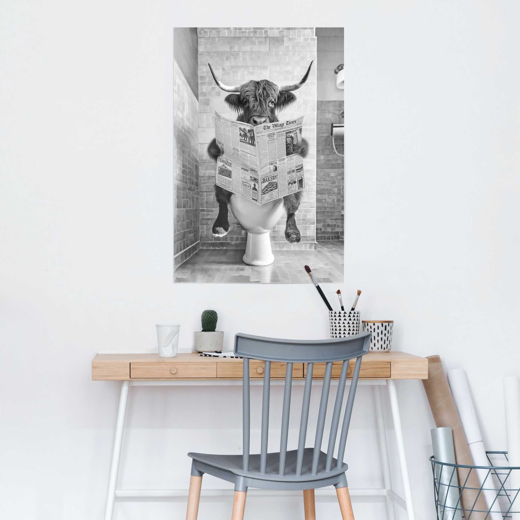 Reinders! Poster Highlander Toilet günstig online kaufen