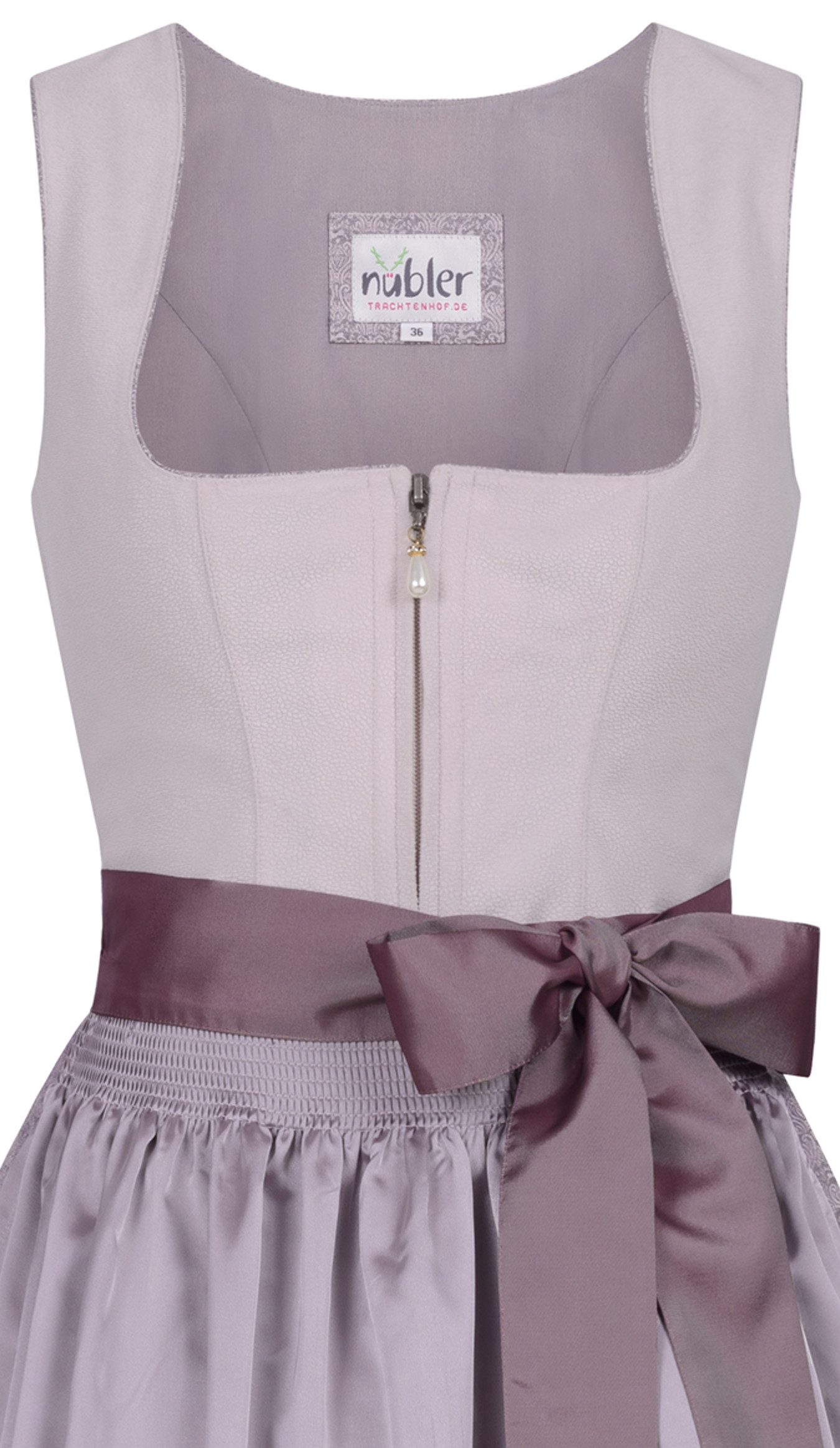 Nübler Dirndl Minidirndl Geelke in Flieder von Nübler - Rocklänge 55 cm