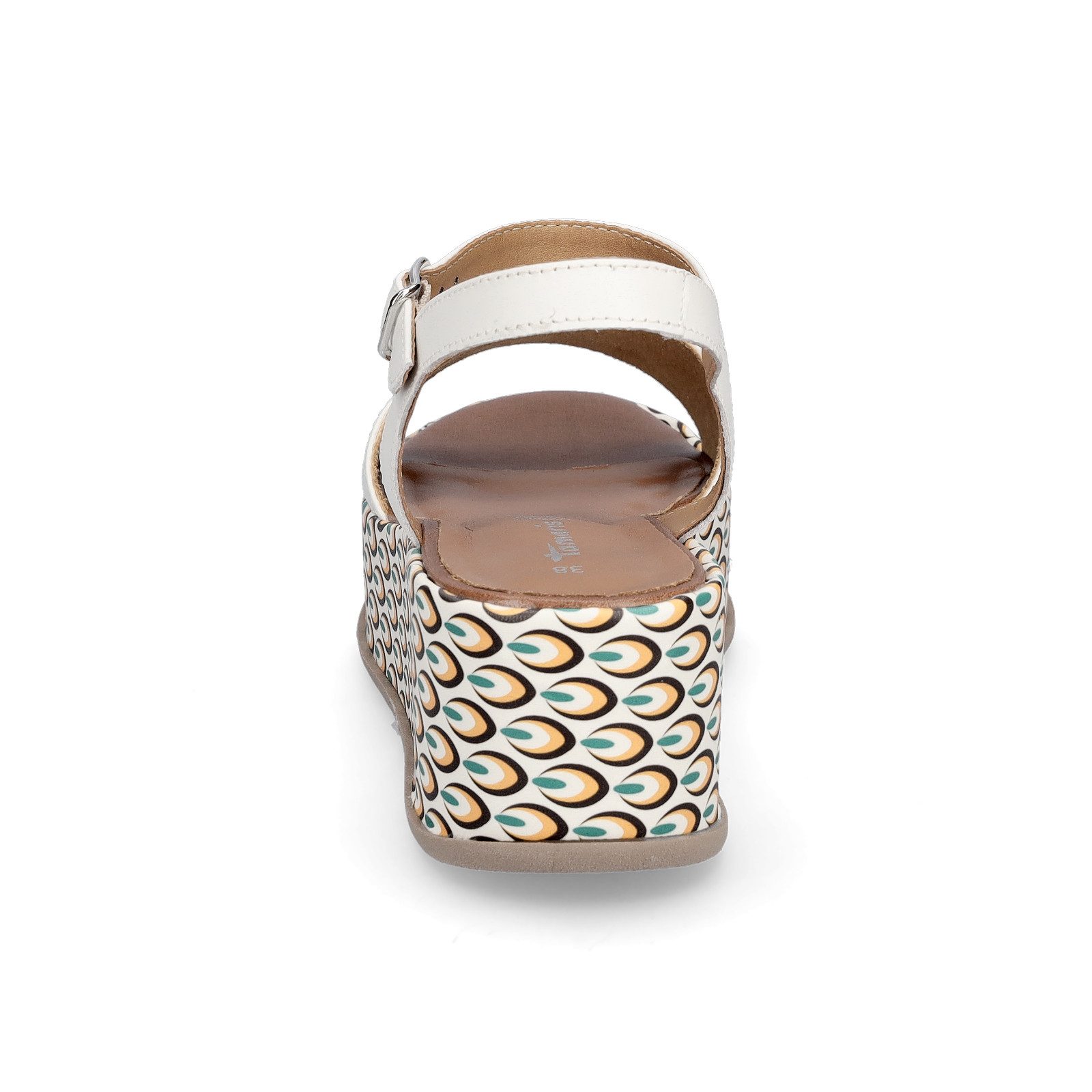 Tamaris Tamaris Damen Plateau Sandalette weiß Sandale