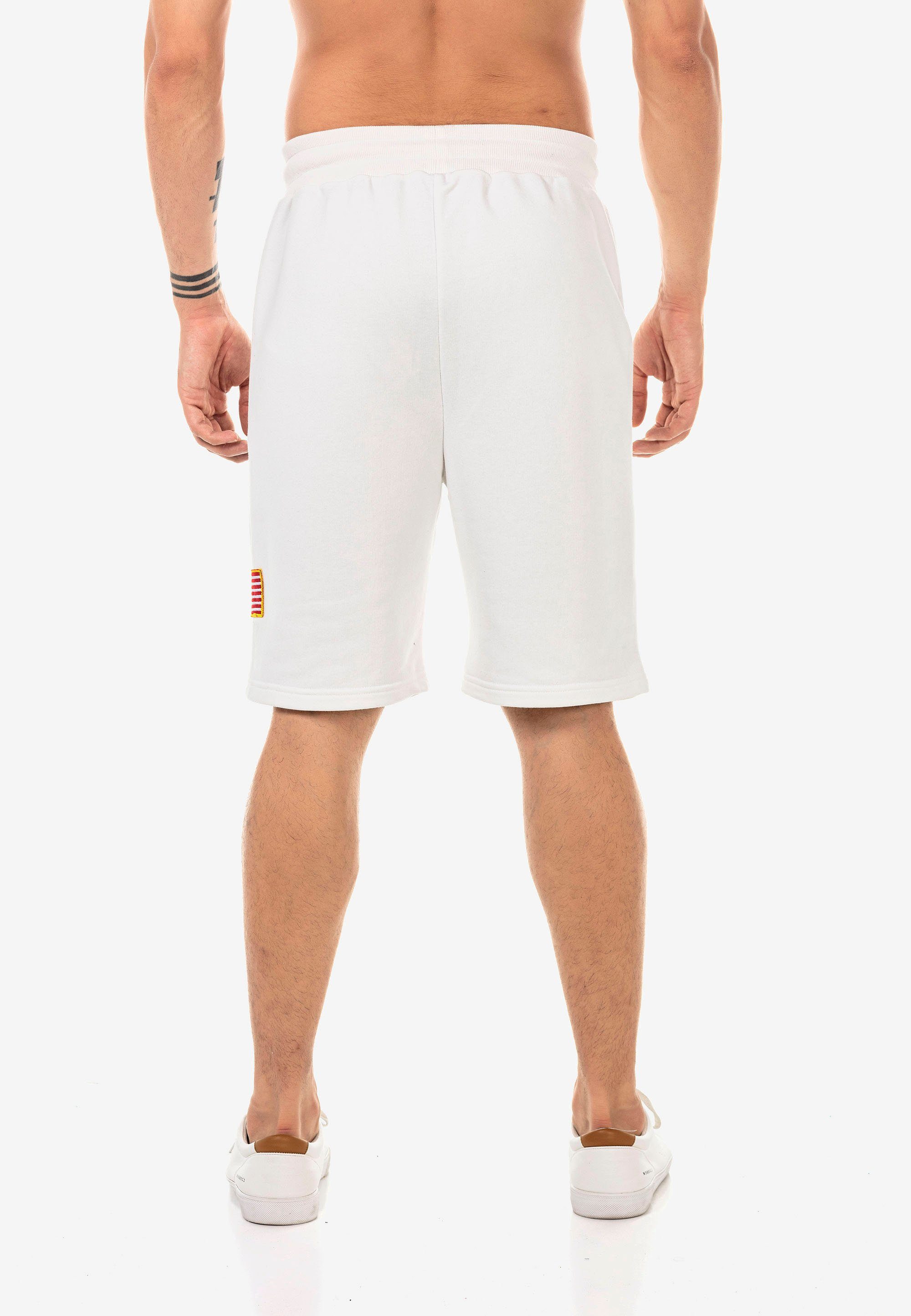 RedBridge Shorts Plano mit gesticktem NASA-Motiv