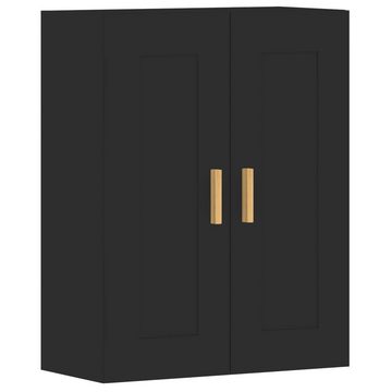 vidaXL Kleiderschrank Kommode Schrank Sideboard Wohnzimmerschrank 2 Stk Schwarz Holzwerkstof