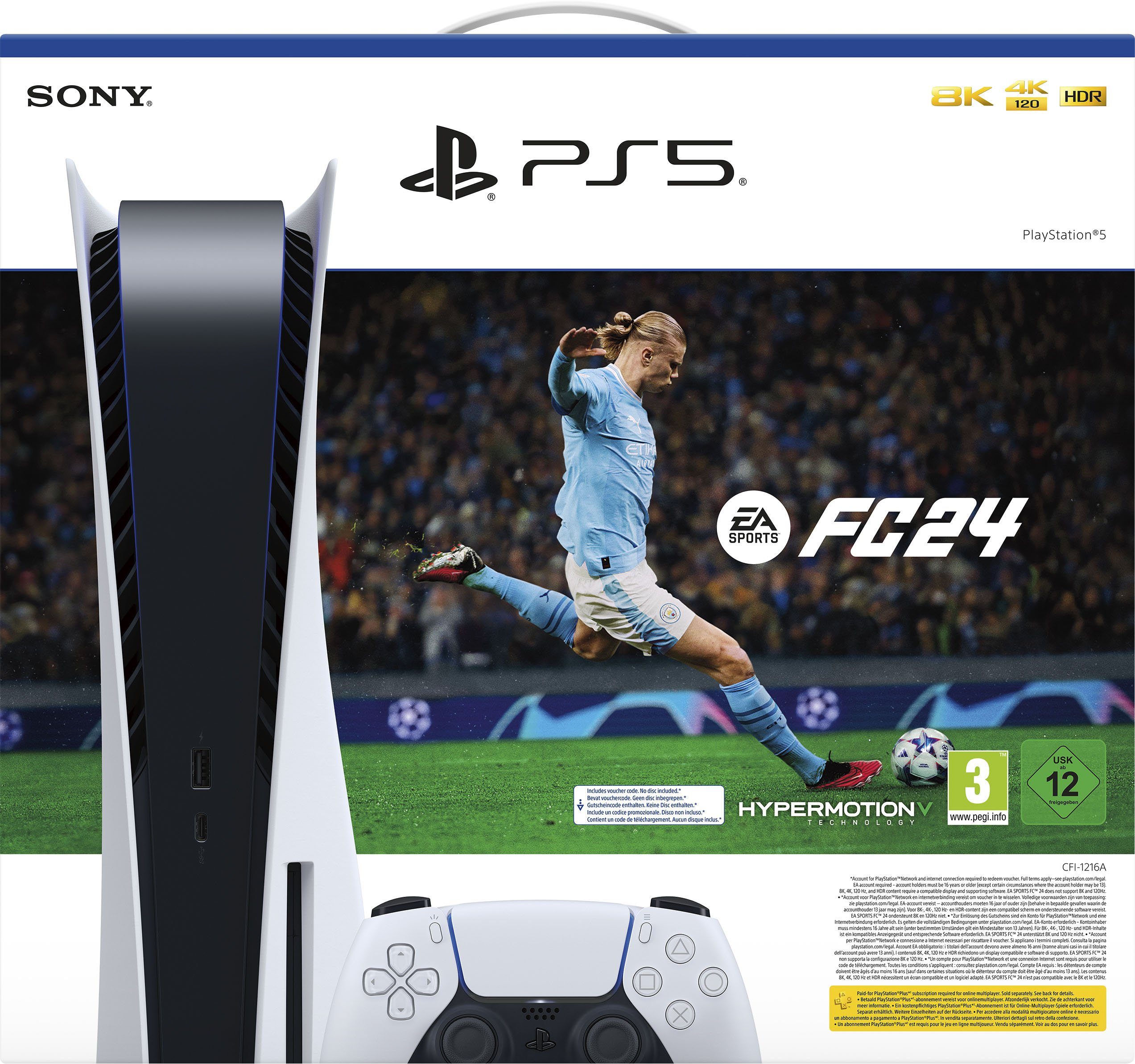 Sony PlayStation 5, Disk + (DLC) Sports Edition 24 EA FC