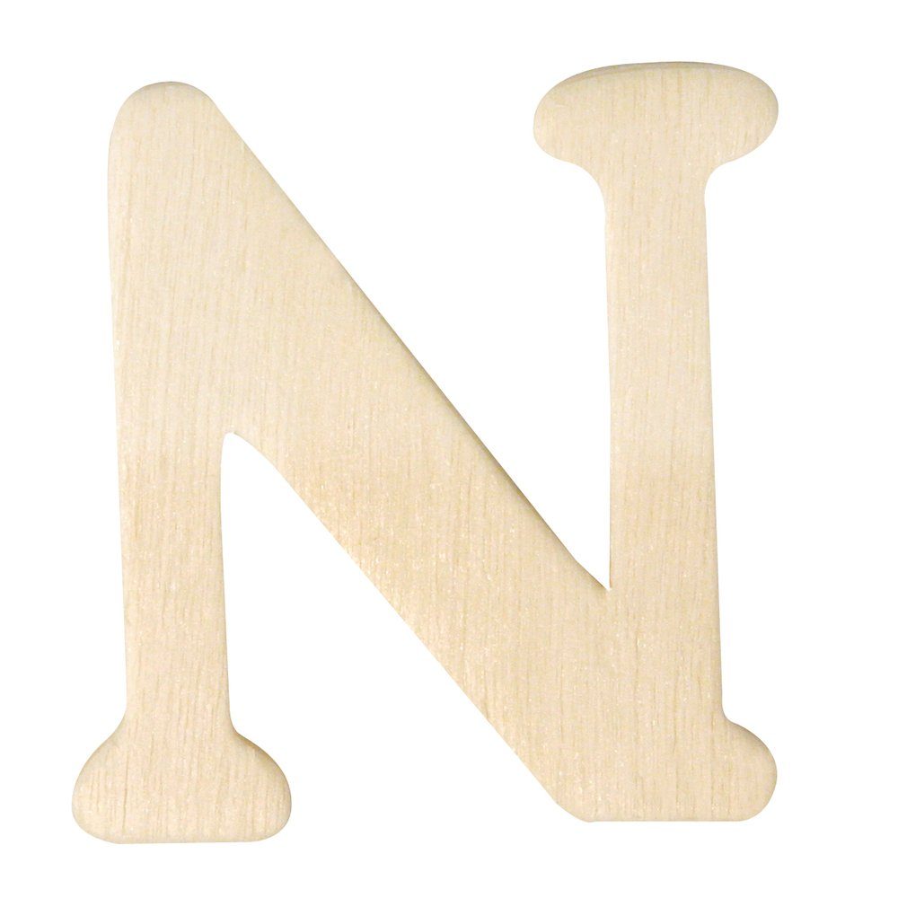 Rayher Deko-Buchstaben Holz Buchstaben D04cm N
