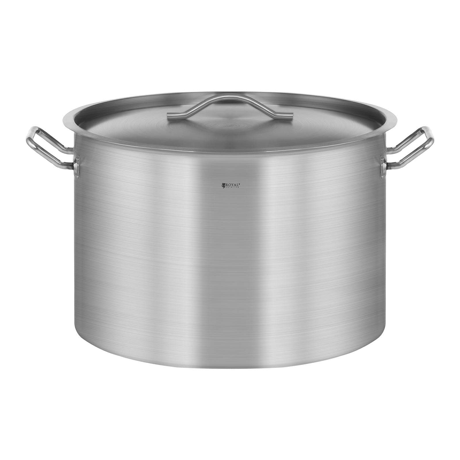 Royal Catering Kochtopf Kochtopf Induktion 106 Liter Kochtopf Mit Deckel Suppentopf Großer, Edelstahl