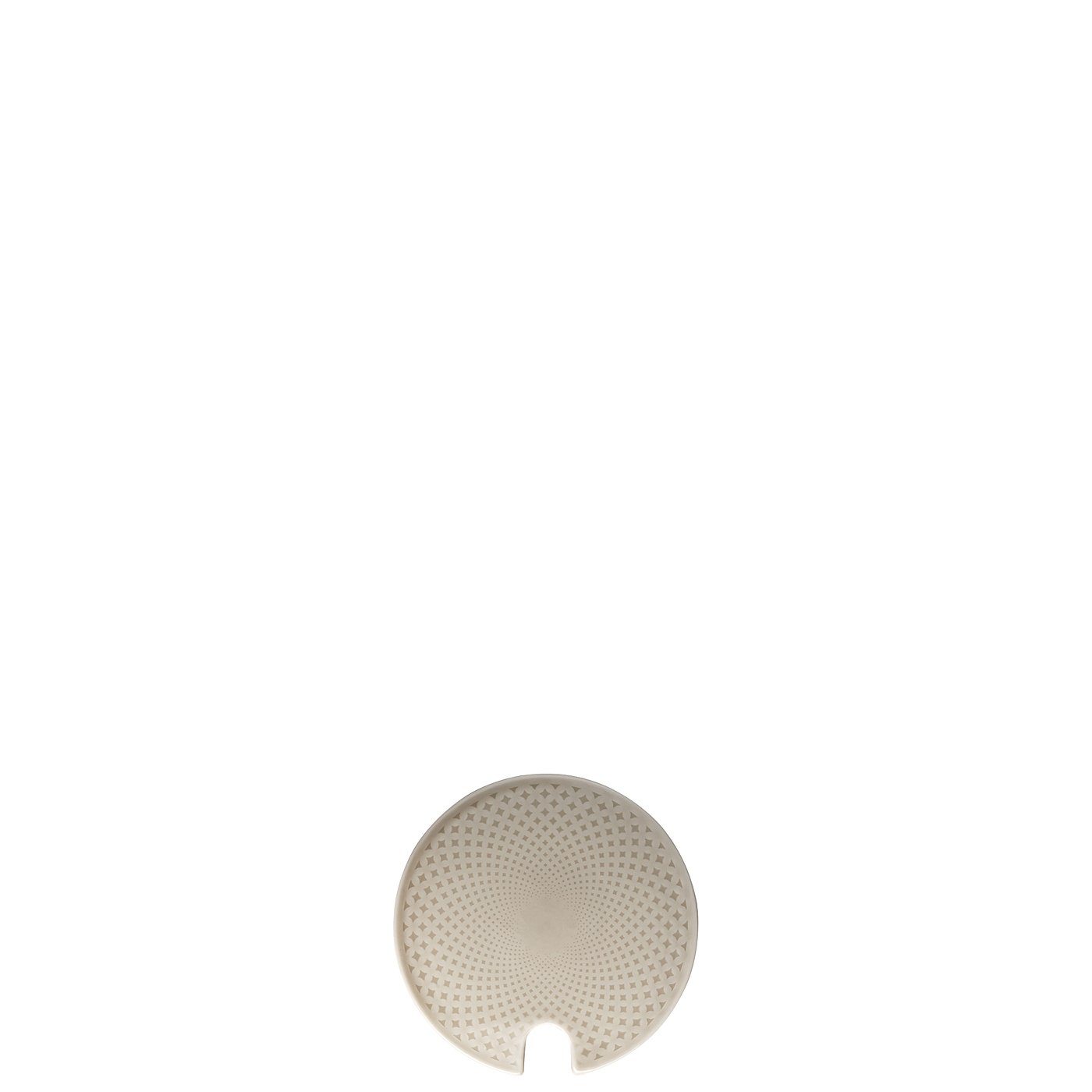 Rosenthal Zuckerdose Pearl Grey Zuckerdosen-Deckel mit Einschnitt, Junto Porzellan