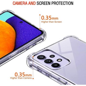 CoolGadget Handyhülle Anti Shock Rugged Case für Samsung Galaxy A52 4G/5G / A52s 5G 6,5 Zoll, Slim Cover mit Kantenschutz Schutzhülle für Samsung A52 4G/5G Hülle