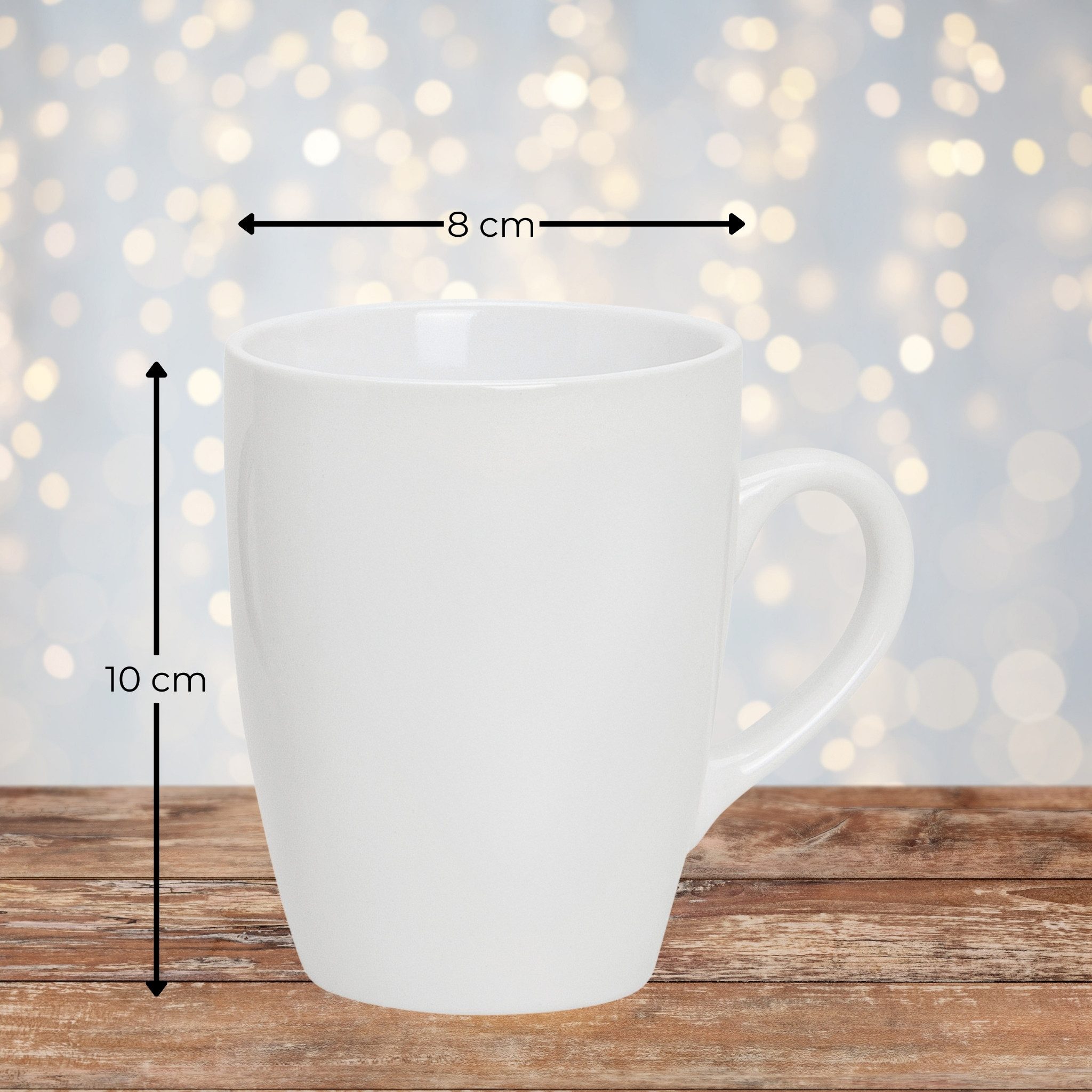 matches21 HOME & HOBBY Tasse Kaffeetassen 6er Set aus Keramik 340ml, Teetassen moderne Farben, 6-tlg., Keramik, Moderne Kaffeebecher Spülmaschinenfest & Mikrowellengeeignet