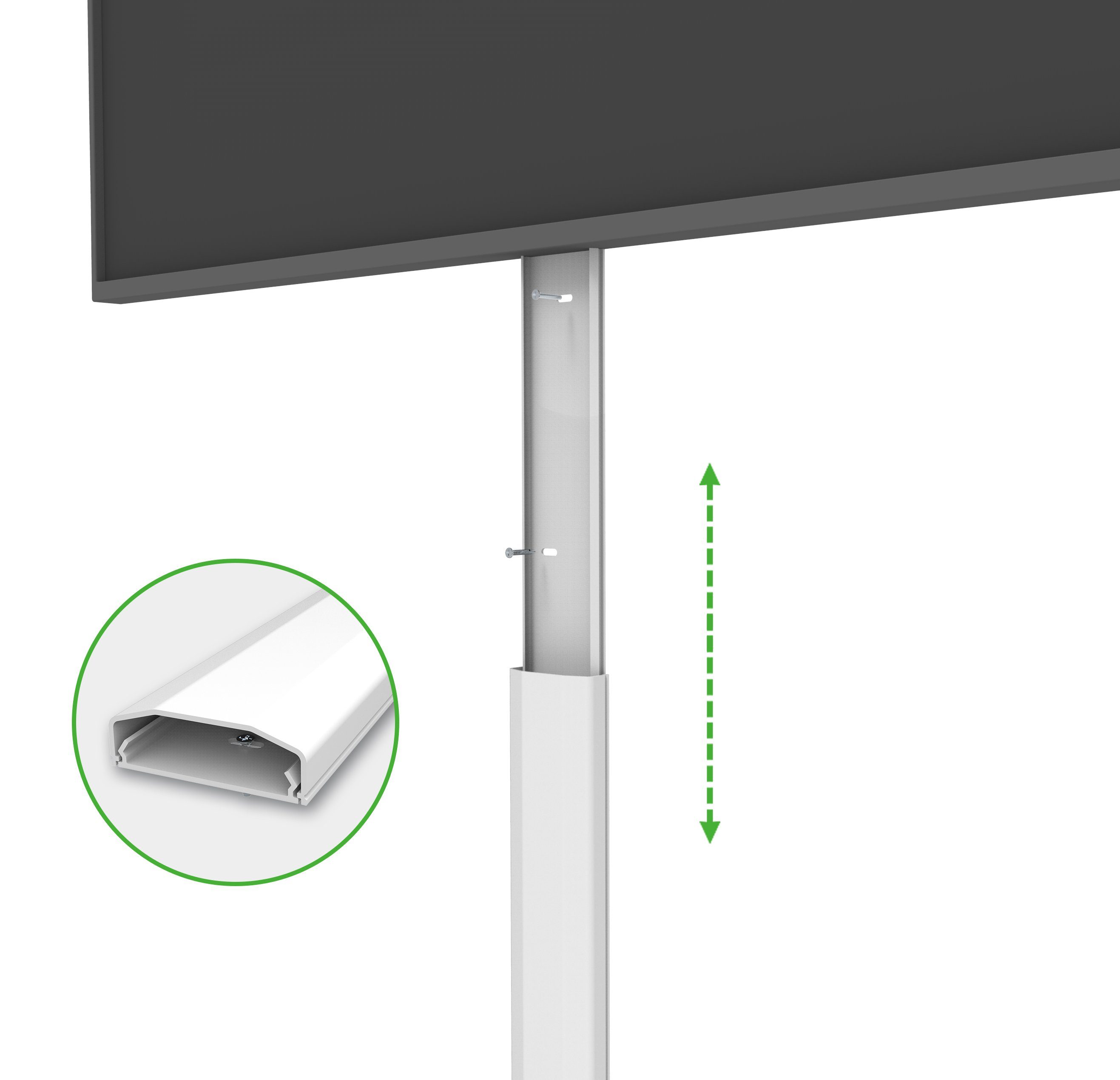 conecto Kabelkanal conecto Kabelkanal mit 3M Klebeband selbstklebend selbsthaftend zum – Bild 4 von 5