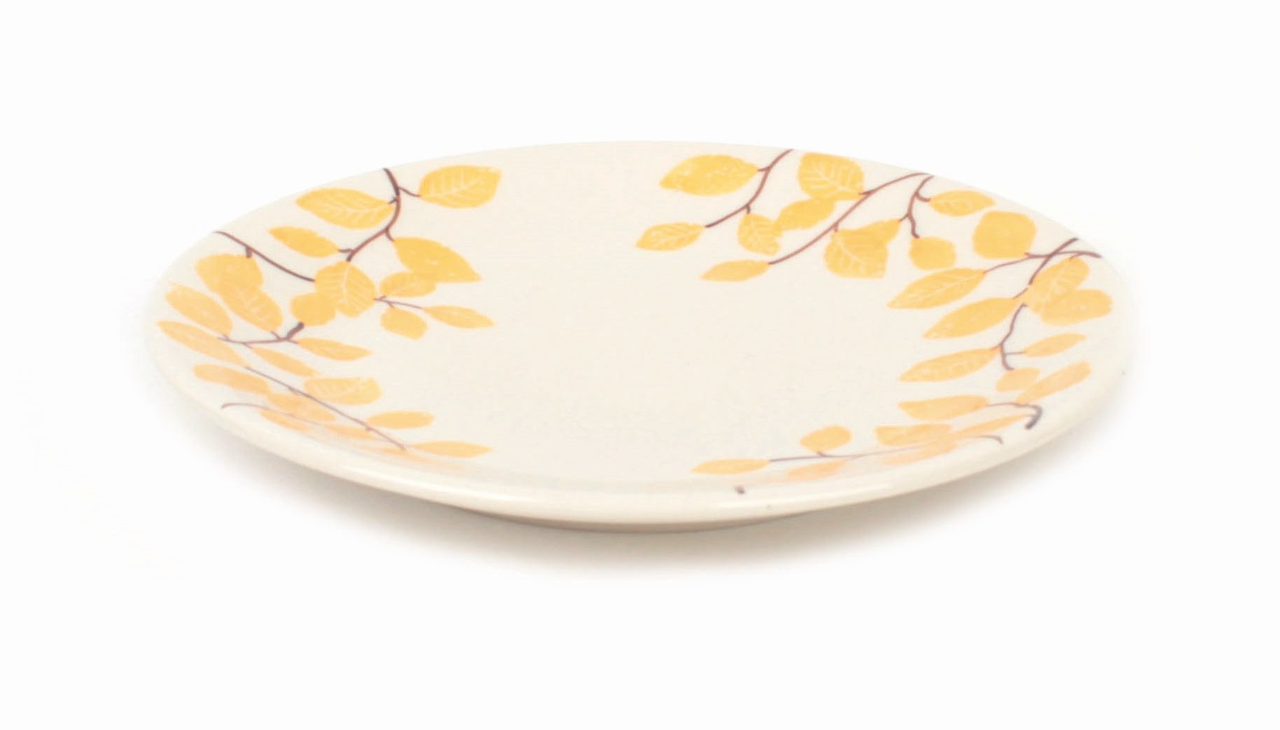 El Puente Kuchenteller Kuchenteller "Leaves", Handmade, Fair Trade