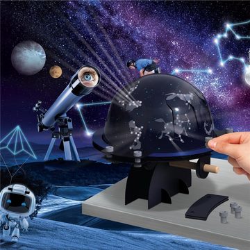 Discovery Kids Modellbausatz Mindblown DIY Planetarium Star Projector, 41 teilig, Sternprojektor zum Selberbauen