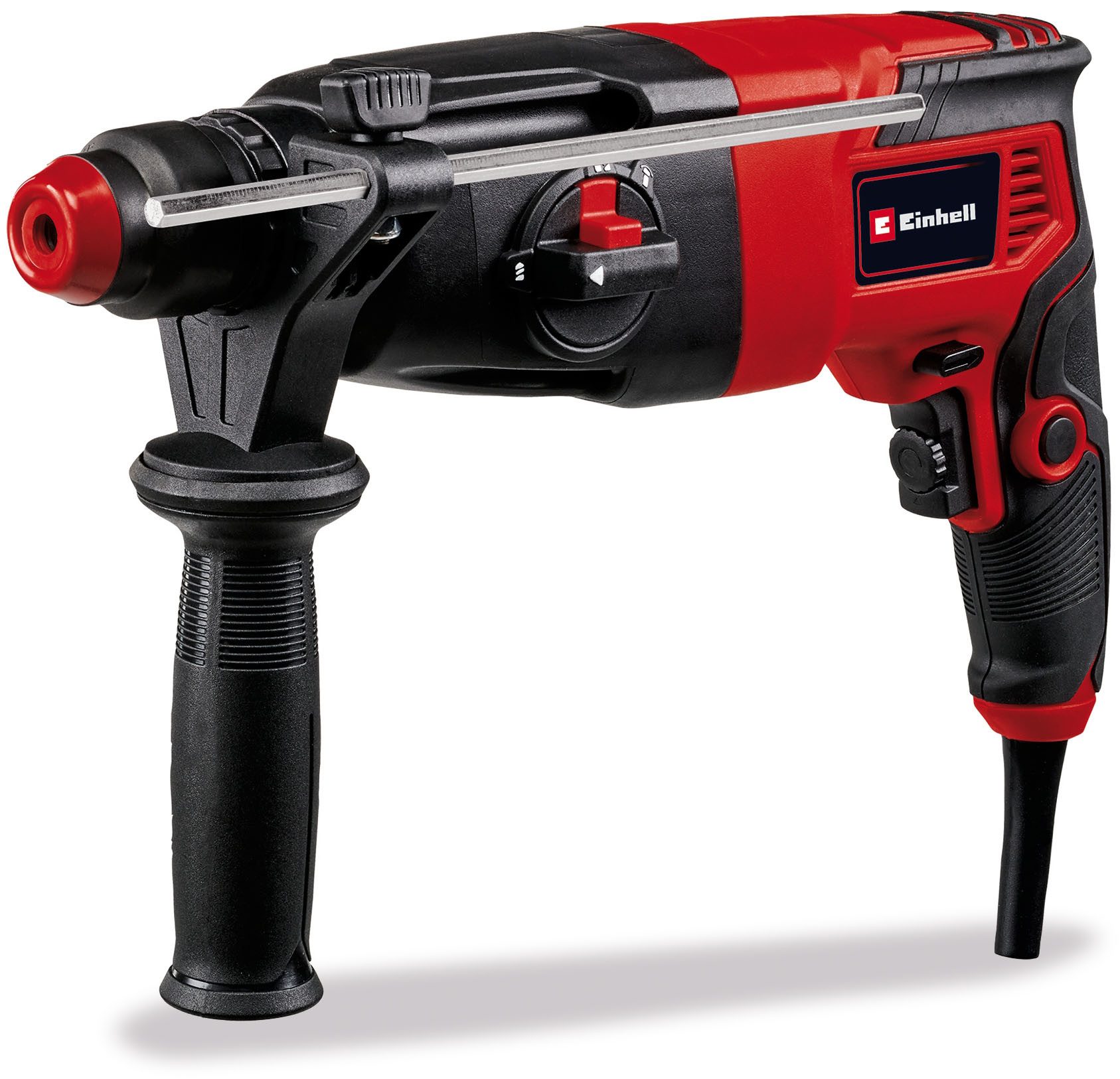 Einhell Bohrhammer TC-RH 620 4F, 220-240 V, max. 1250 U/min, Bohren, Hammerbohren, Meißeln mit und ohne Fixierung, inkl. Koffer