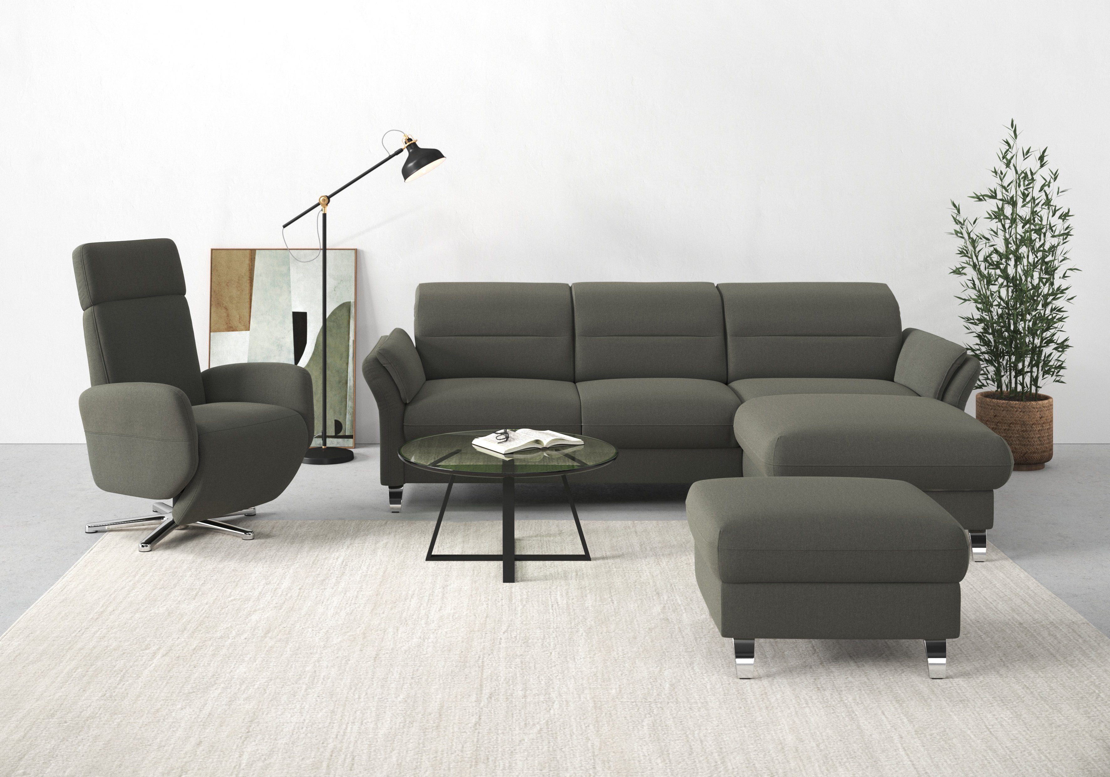 sit&more Ecksofa Grenoble L-Form mit Federkern, günstig online kaufen