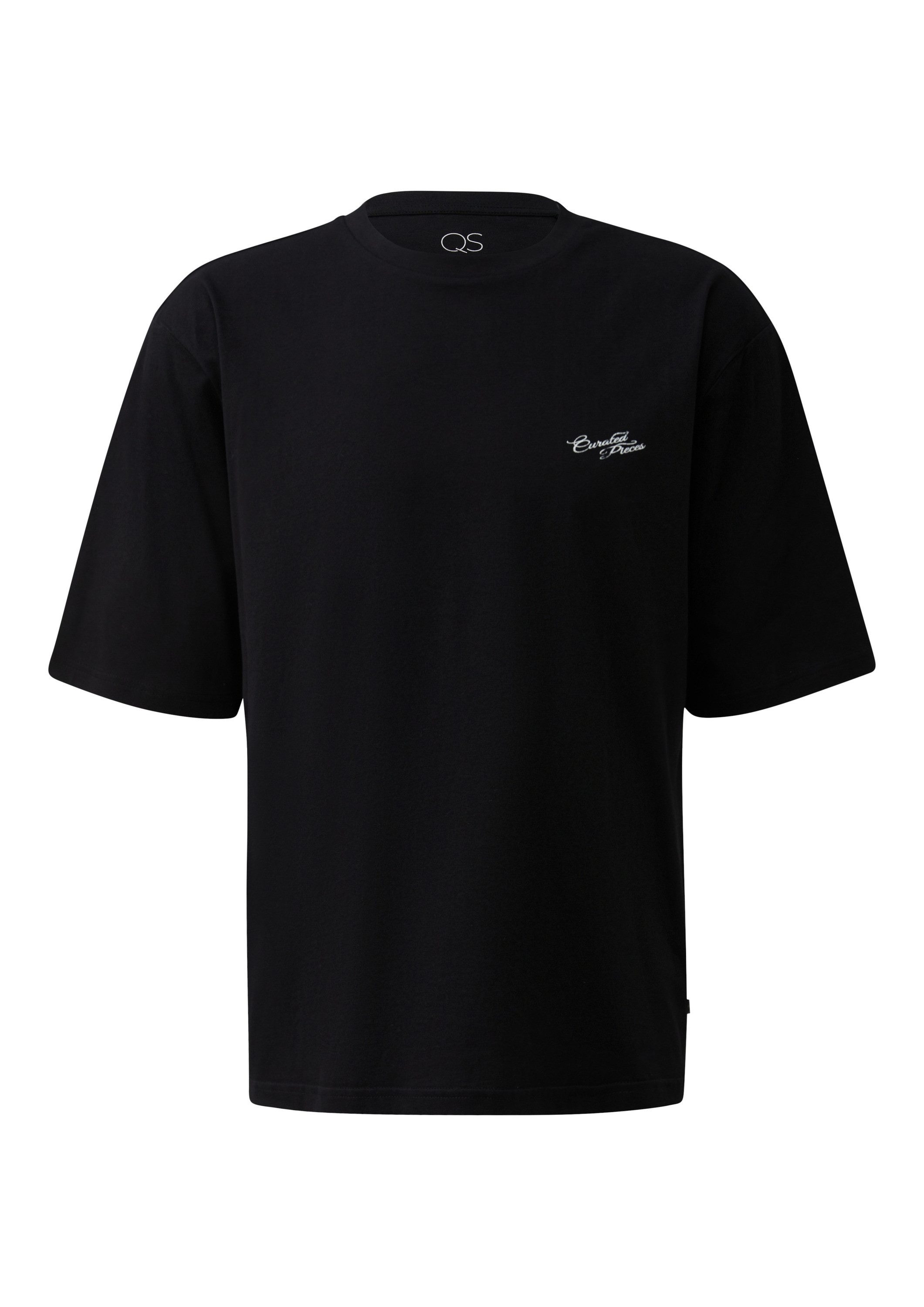 QS Kurzarmshirt T-Shirt T-Shirt mit Print im Relaxed Fit