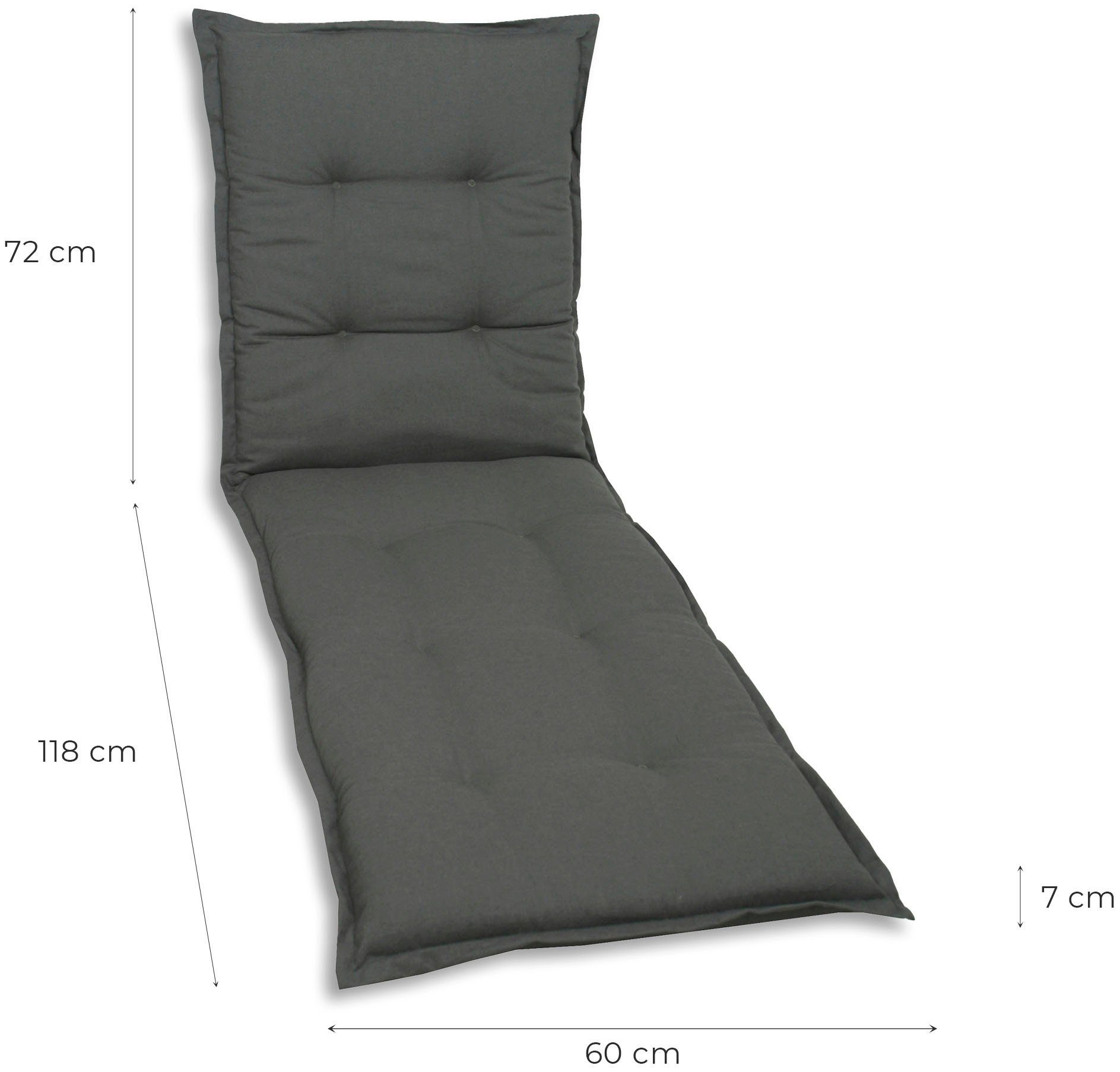 GODE Liegenauflage Rolliegenauflage, (1 St), 190x60 cm