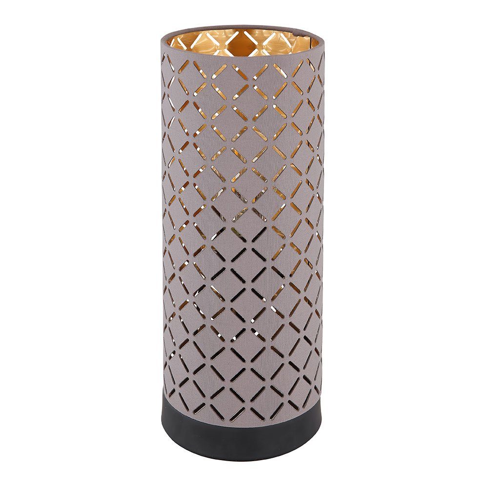 Leselampe Tischlampe Textil inklusive, nicht Tischleuchte, Beistellleuchte etc-shop Designleuchte champagner Leuchtmittel
