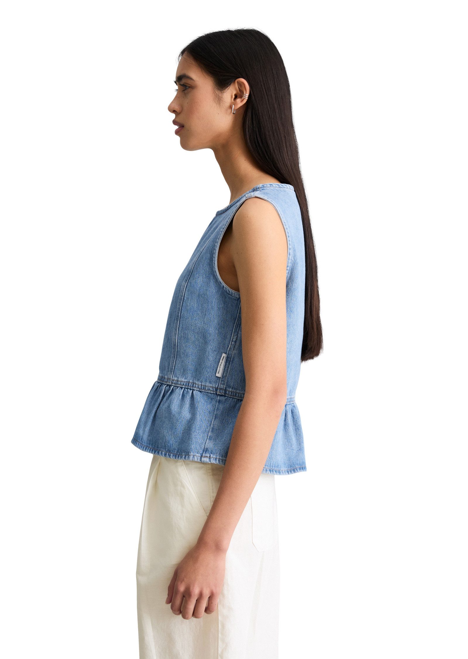 Marc O'Polo DENIM Blusentop aus reinem Organic Cotton