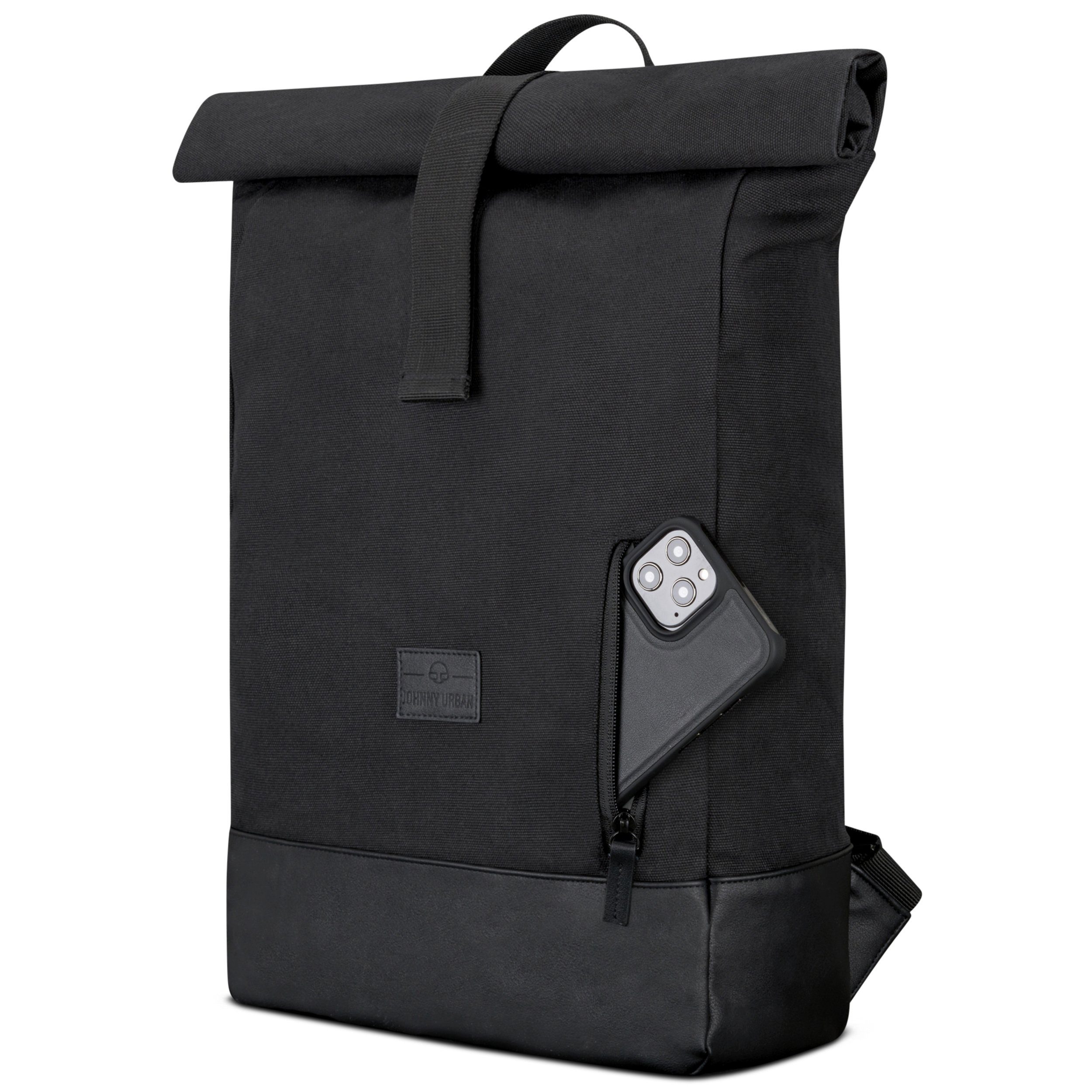 Johnny Urban Cityrucksack Adam Large, Rolltop Damen Herren, Laptop Fach, Wasserabweisend – Bild 4 von 5