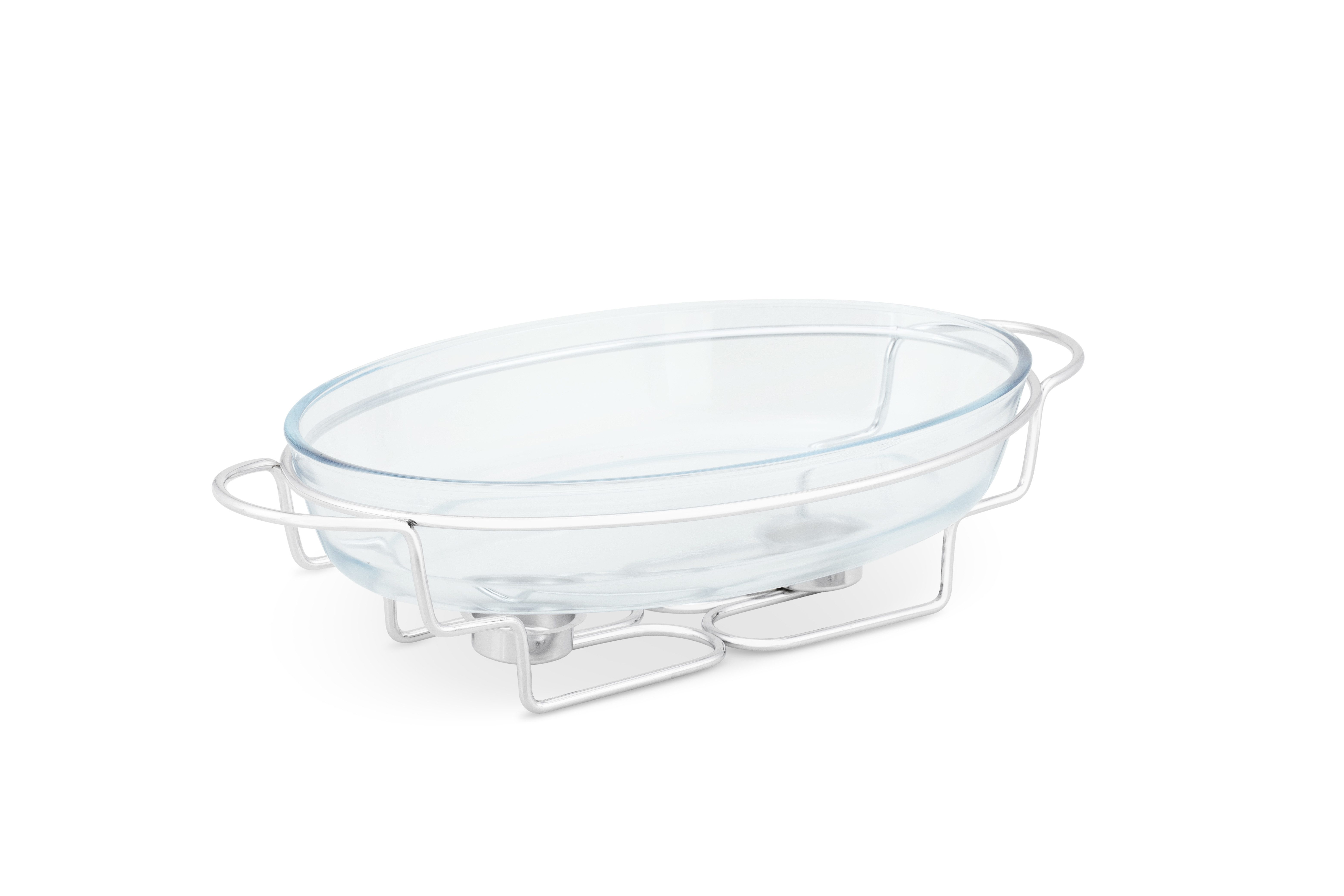 Edenberg Stövchen Speisenwärmer Gehärtetes Glas Edelstahl Warmhaltebehälter Catering, (Dieser stilvolle Kerzenwärmer ist die perfekte Lösung, um Ihre Speisen bei verschiedensten Anlässen und Feierlichkeiten stets warm und einladend zu servieren., 2-tlg., Eine ideale Geschenkidee! Sehr hochwertig)