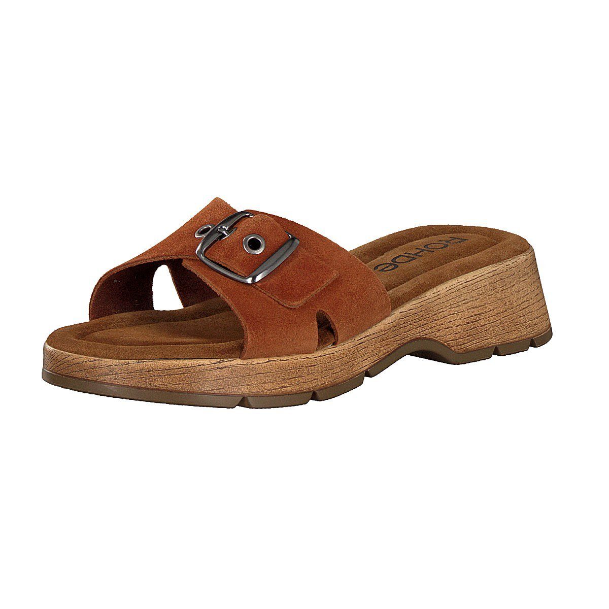 Rohde Rohde Damen Pantolette braun Pantolette