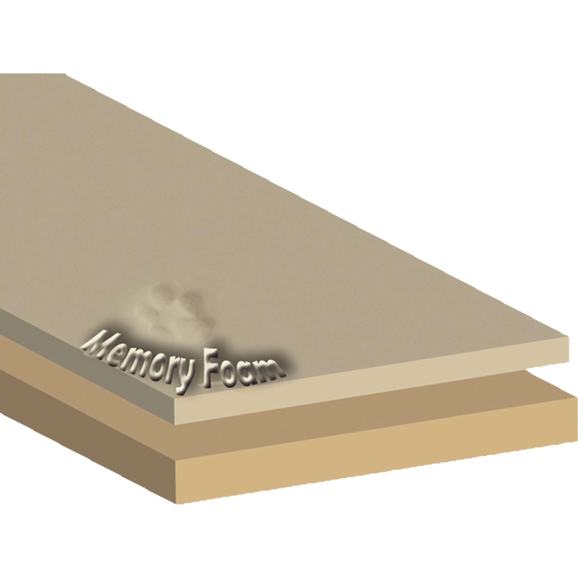 Nobby Tiersofa Orthopädisches Komfort - Hundesofa, beige, Mikrofaser in Leinenoptik und Softplüsch, Orthopädisch