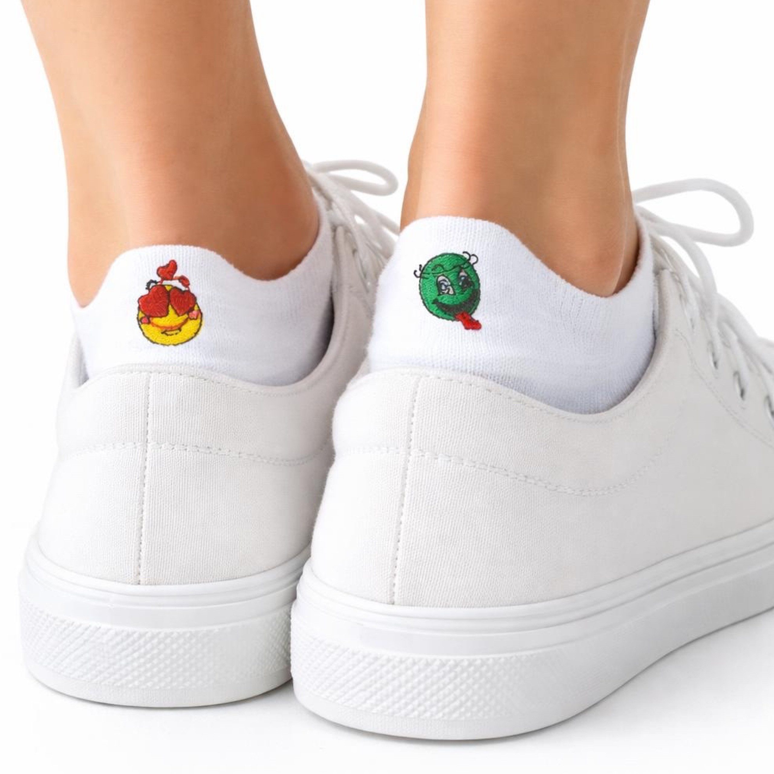 Cocain underwear Sneakersocken Lustige Sneaker Socke Damen Fun Sneakers Gute Laune Söckchen Baumwolle (8-Paar) klimaregulierend