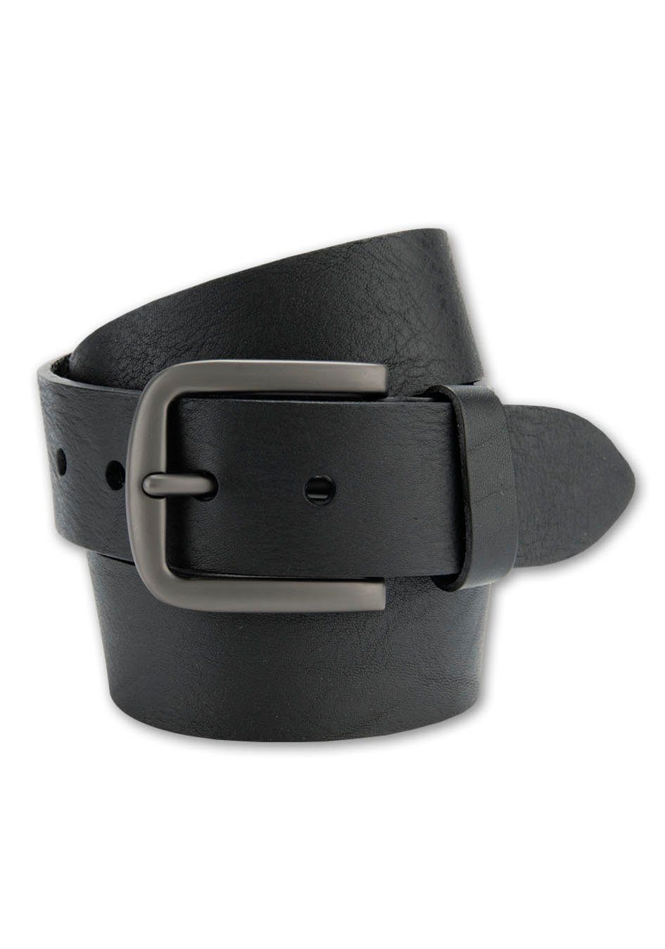 GÖTZ in edlem, maskulinem Classic-Style Ledergürtel schwarz BERND