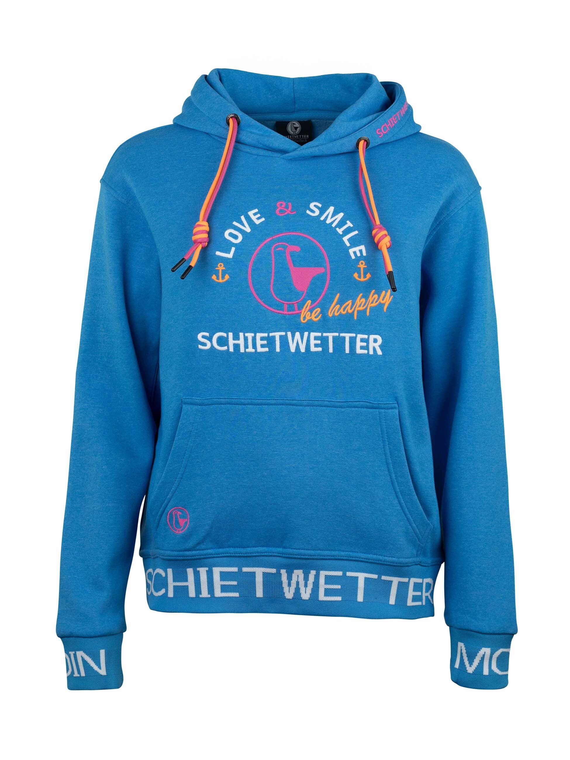 Schietwetter Kapuzenpullover Damen Hoodie "Marie Meersalz" günstig online kaufen
