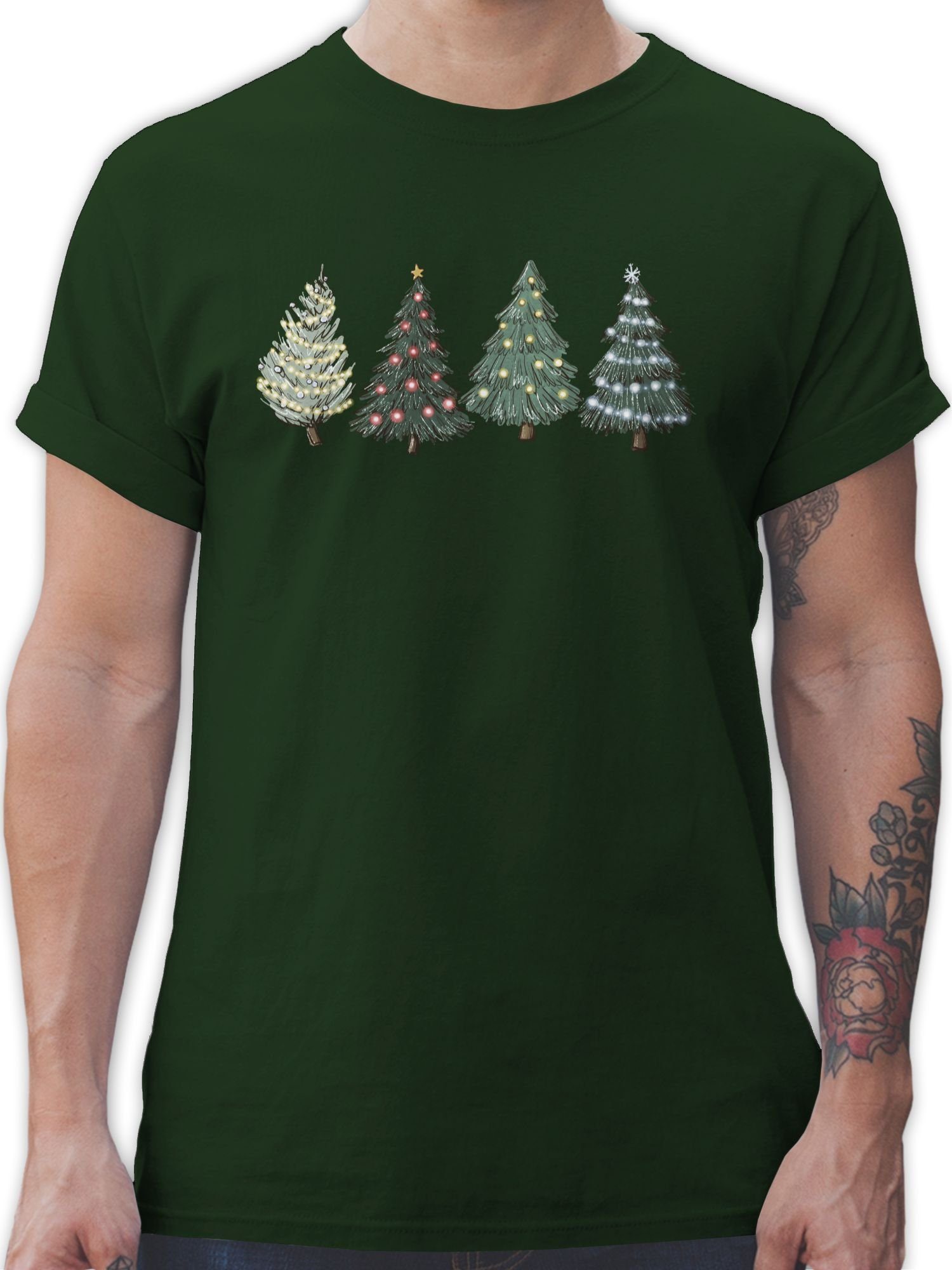 T-Shirt Weihnachtsbäume