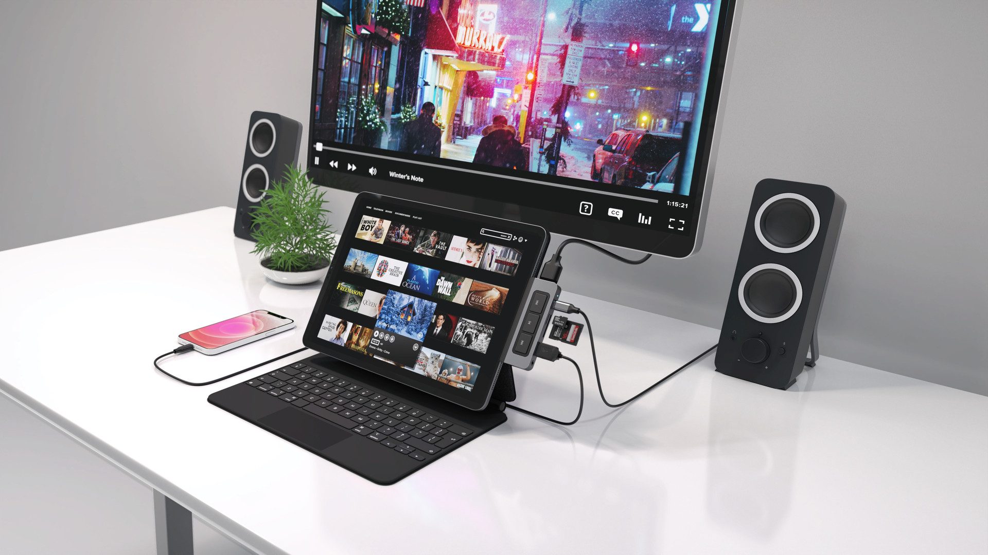 Targus Laptop-Dockingstation HyperDrive 6-in-1 USB-C Media Hub