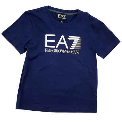 Emporio Armani Print-Shirt EA7 Emporio Armani Kids T-Shirt marineblau