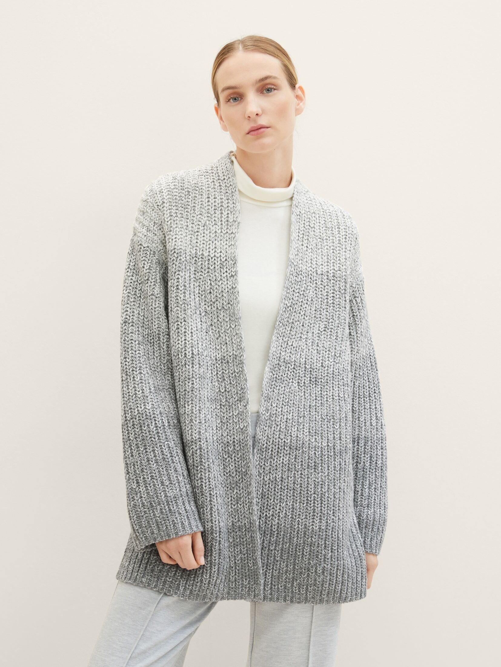 TOM TAILOR Strickjacke Cardigan mit Farbverlauf