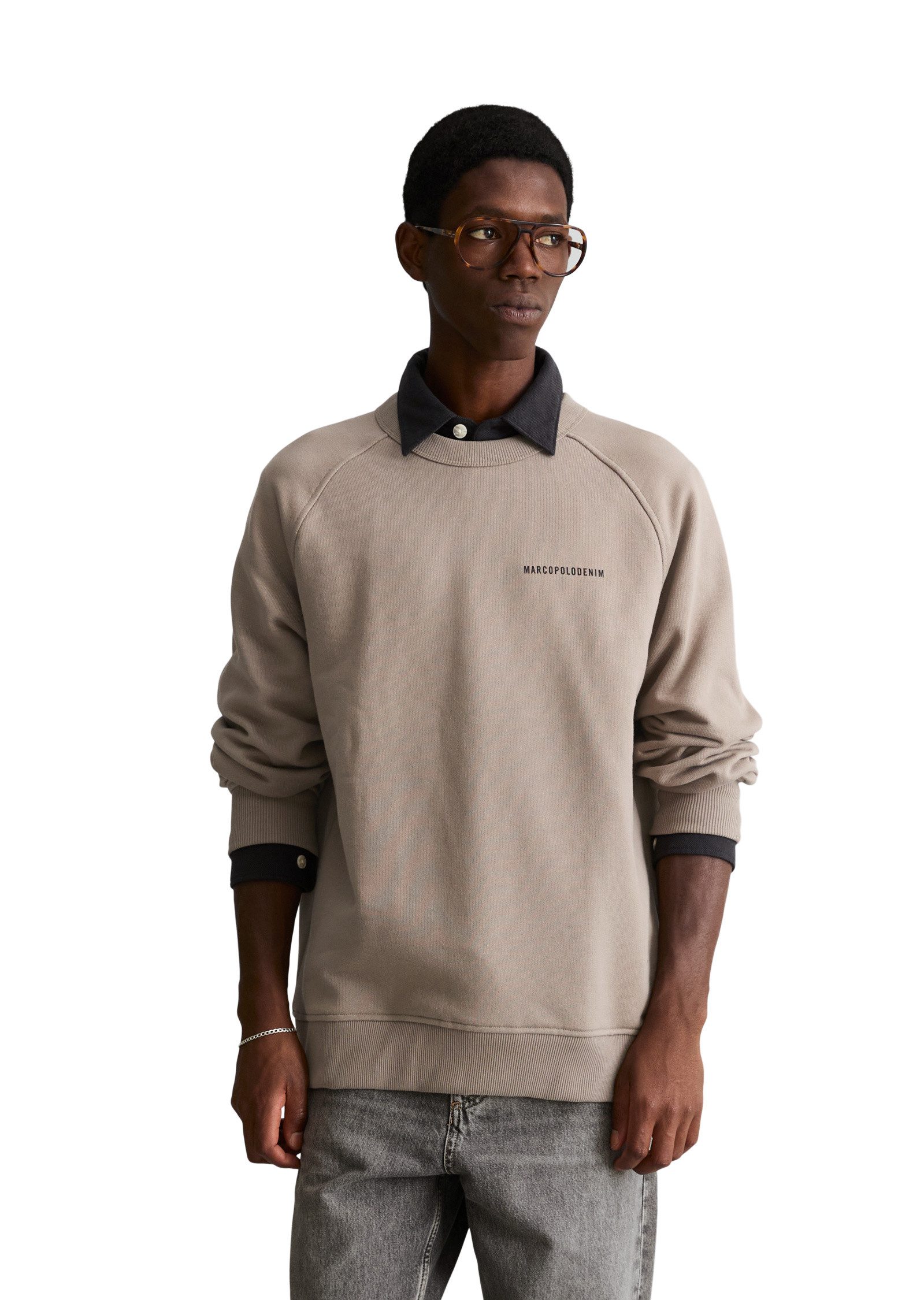 Marc O'Polo DENIM Sweatshirt mit markanter Struktur
