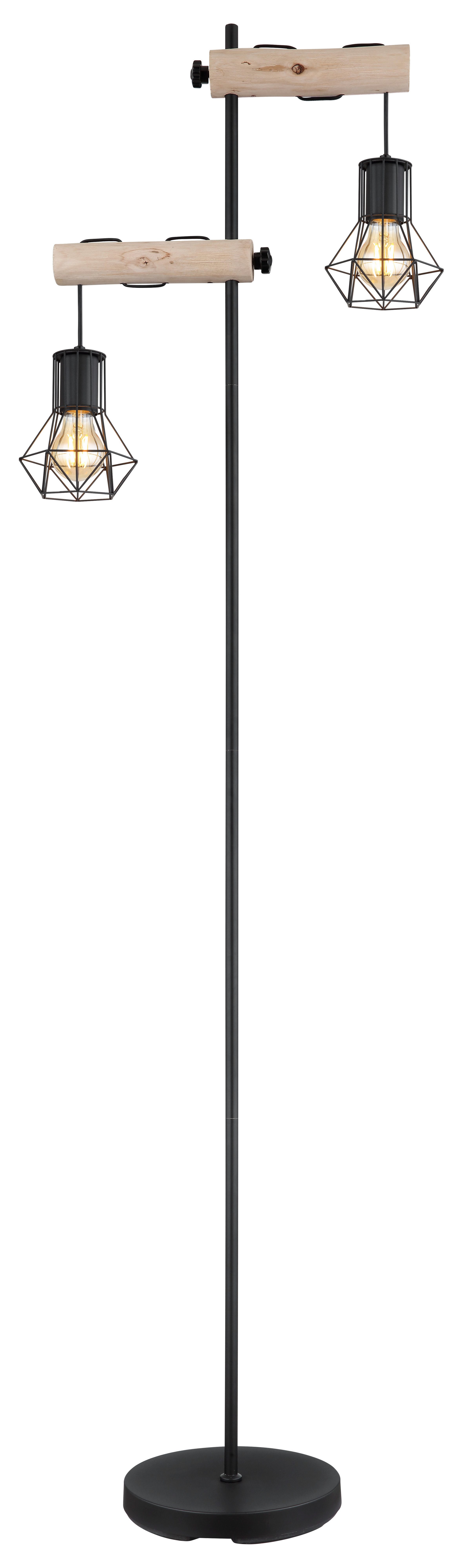 GLOBO LIGHTING Stehlampe PRISKA, ohne Leuchtmittel, Stehleuchte/Wohnzimmer/Schlafzimmer/Flur