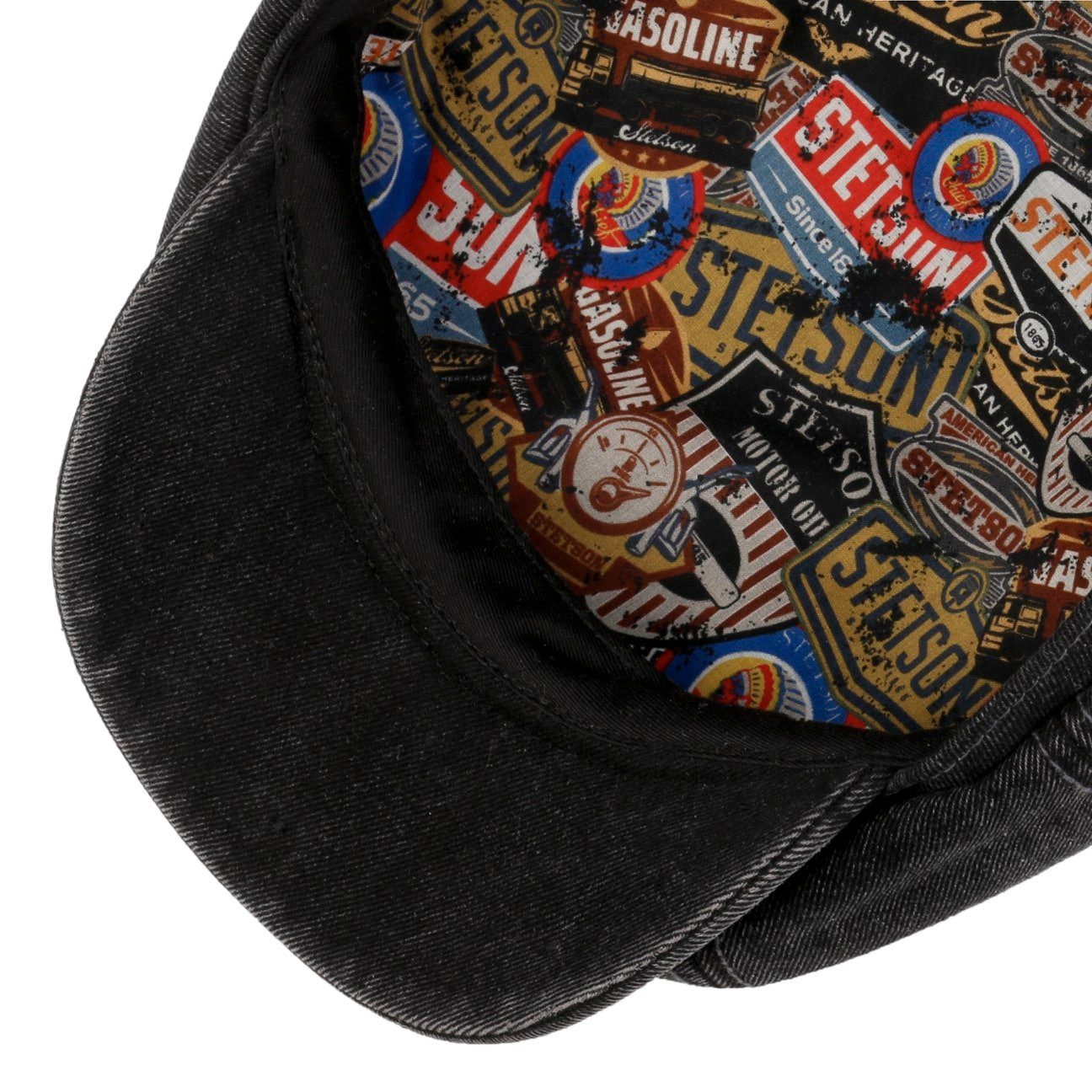 Stetson Flat Cap (1-St) Schirmmütze mit Schirm