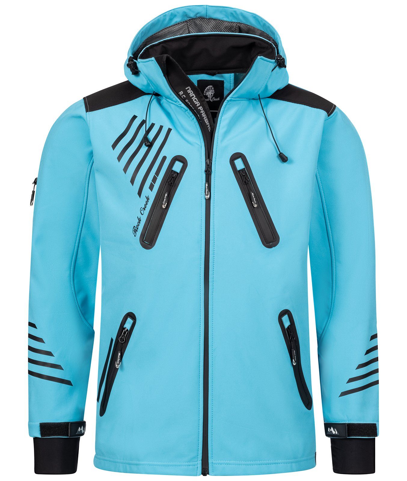 Rock Creek Softshelljacke Herren Softshelljacke Wanderjacke H-140 günstig online kaufen