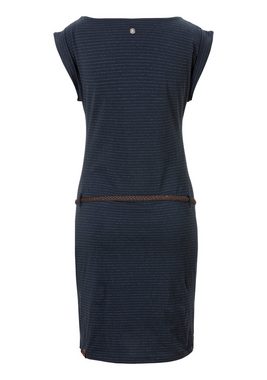 Ragwear Jerseykleid TAG C ORGANIC O im dezenten Ringel-Streifen-Design