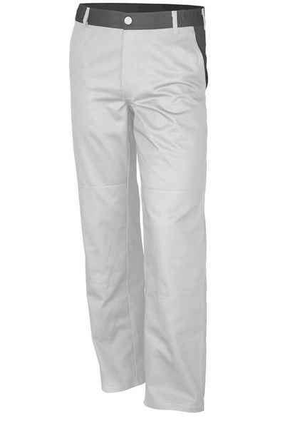 QUALITEX HIGH QUALITY WORKWEAR Arbeitsbundhose basic 2-farbig Werkstatthose BW 240 aus faserverstätkter Baumwolle (1-tlg) Arbeitshose mit 4 Taschen - Strapazierfähig - Pflegeleicht - Waschbar