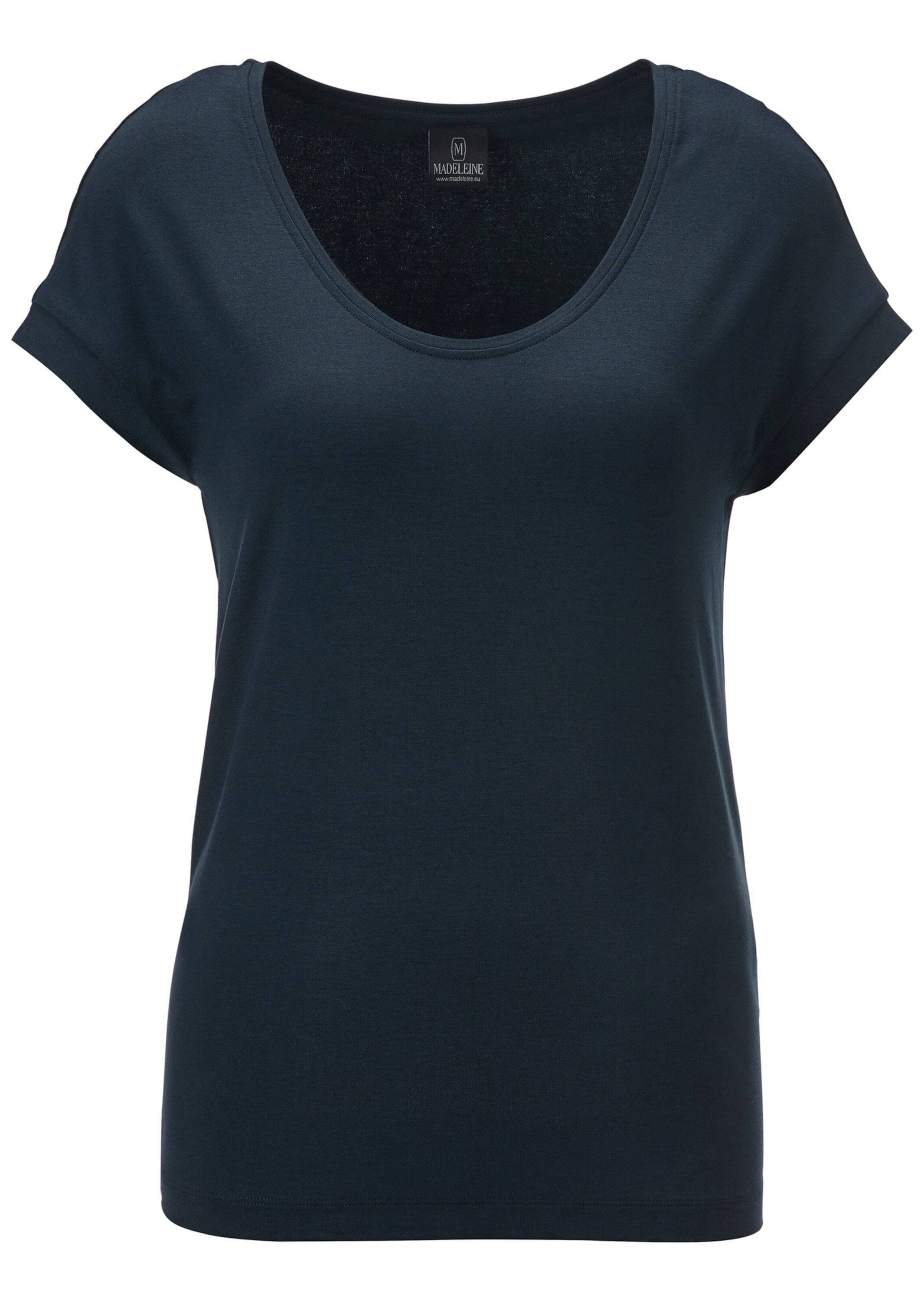 MADELEINE Kurzarmshirt Elegantes Viskose-Oberteil günstig online kaufen