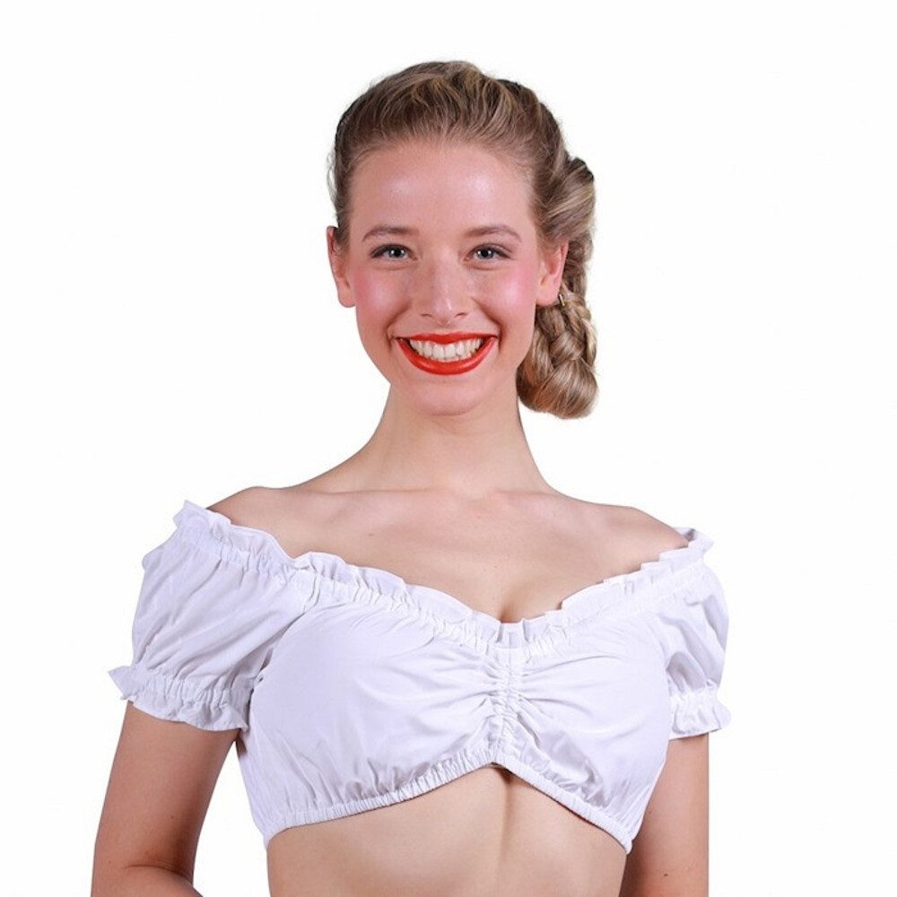 Trachten-Kostüm Oktoberfest Bluse Dirndl Trachtenbluse Wiesn Wasn Dirndlbluse Kostüm