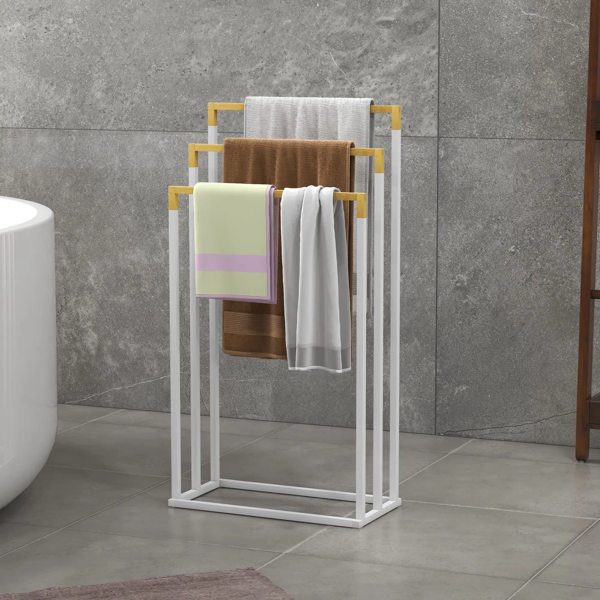 BlingBin Handtuchständer Handtücherhalter für Badezimmer, 3 günstig online kaufen