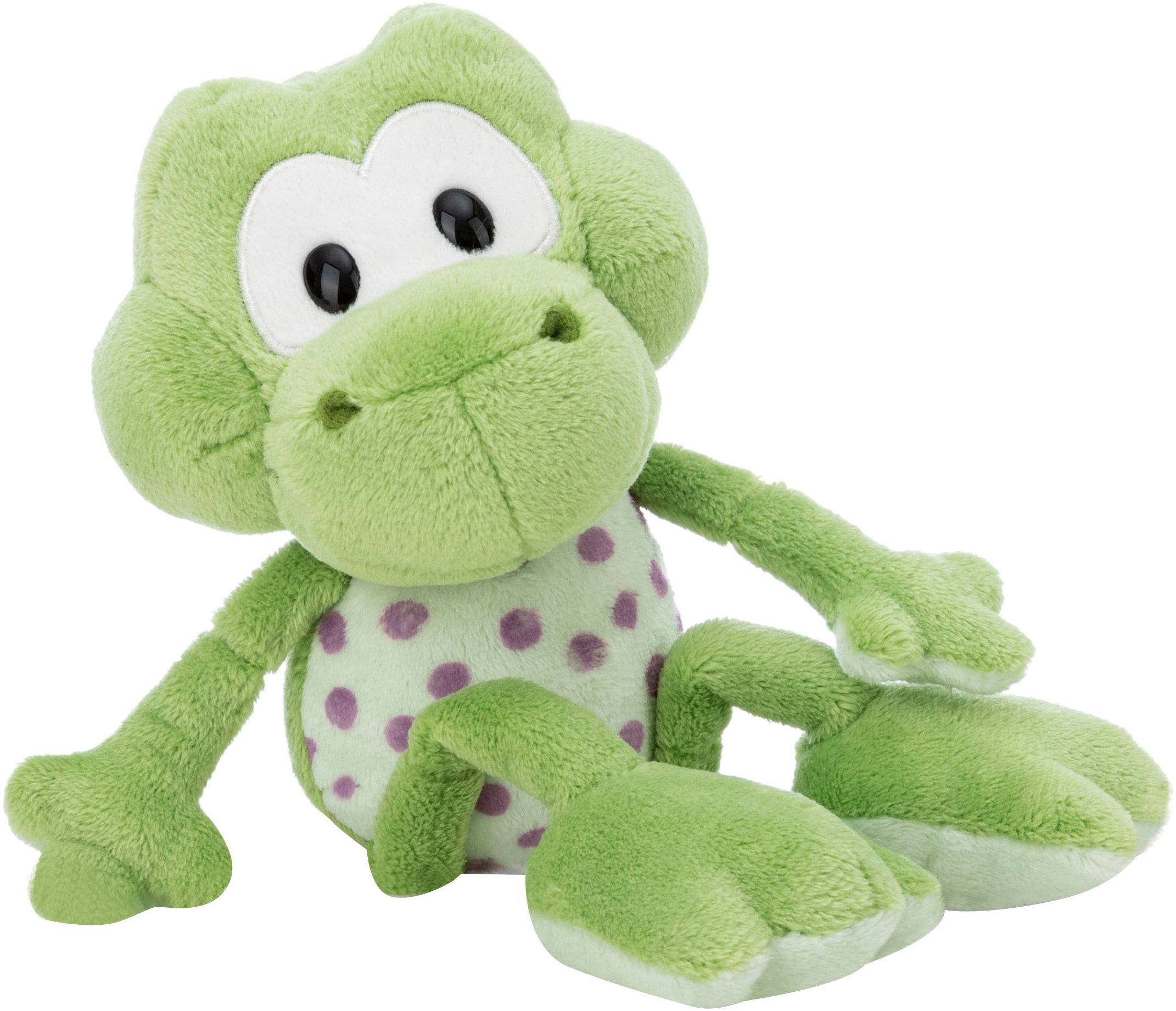 Nici Kuscheltier Forest Friends, Frosch Fridolin Frog, 35 cm schlenkernd, enthält recyceltes Material