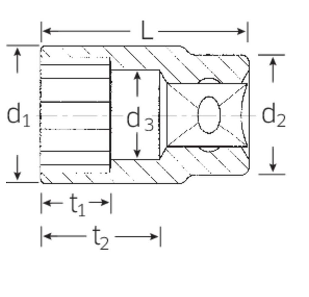 Thumbnail - Stahlwille Steckschlüssel Steckschlüsseleinsatz 1/2″ 16 mm
