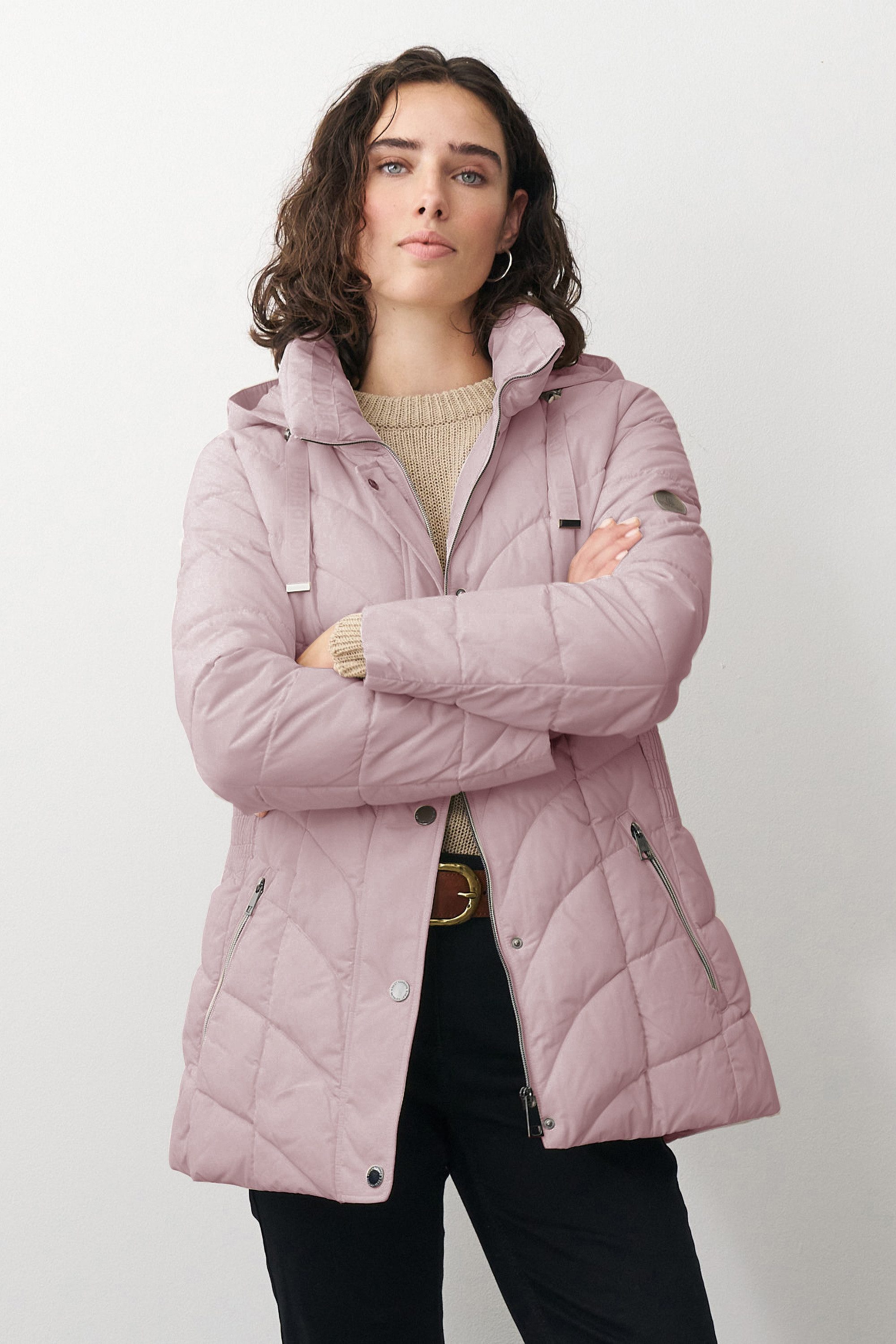 Barbara Lebek Steppjacke wattierte Damenjacke, Herbstjacke oder Langjacke günstig online kaufen