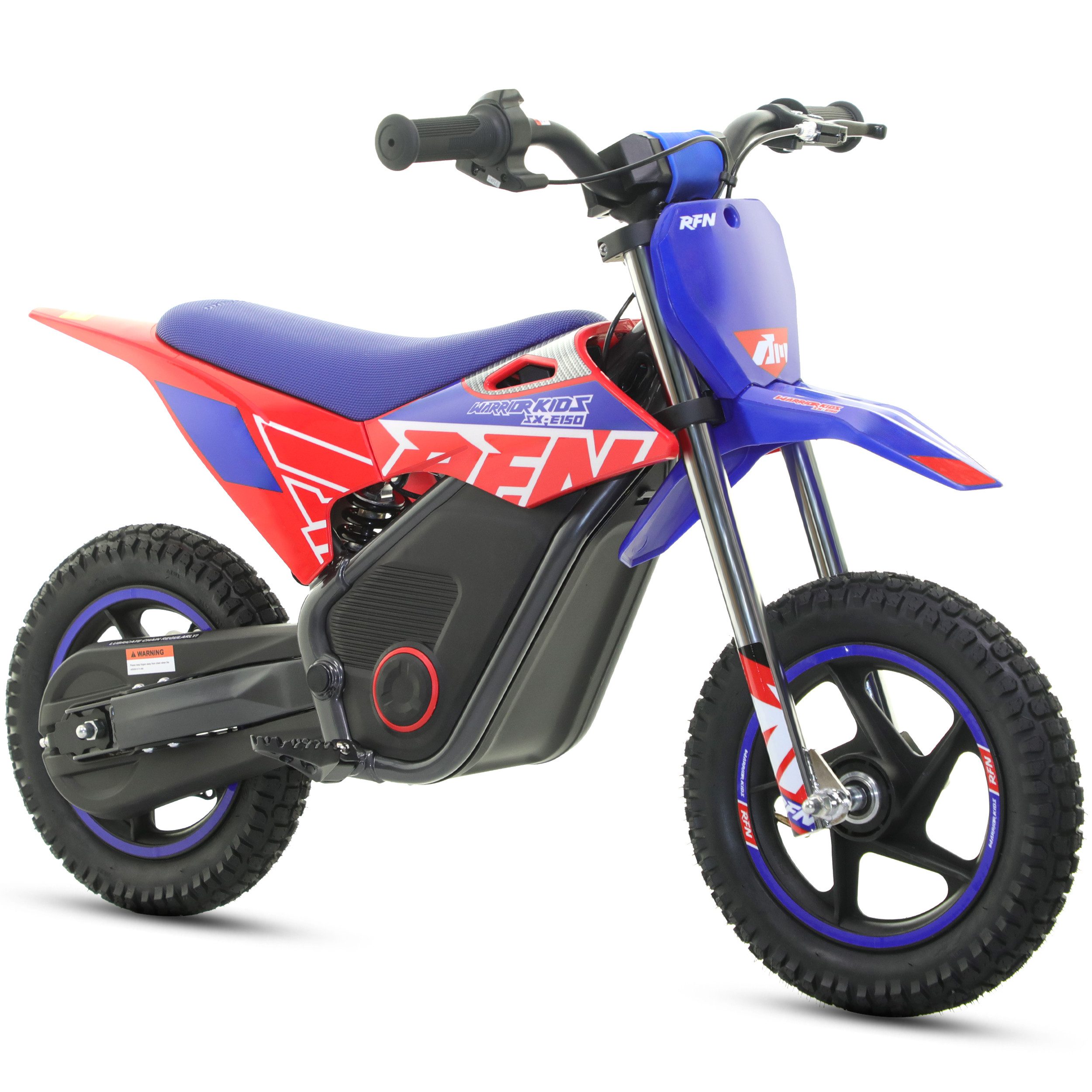 RFN Elektro-Kindermotorrad SX-E250 E-Motorrad: 12 Zoll, 250W, 36V & Federung, Belastbarkeit 50 kg, Offroad-Erlebnis für 4–8 Jahre, 3 Stufen bis 25km/h & 36V Akku
