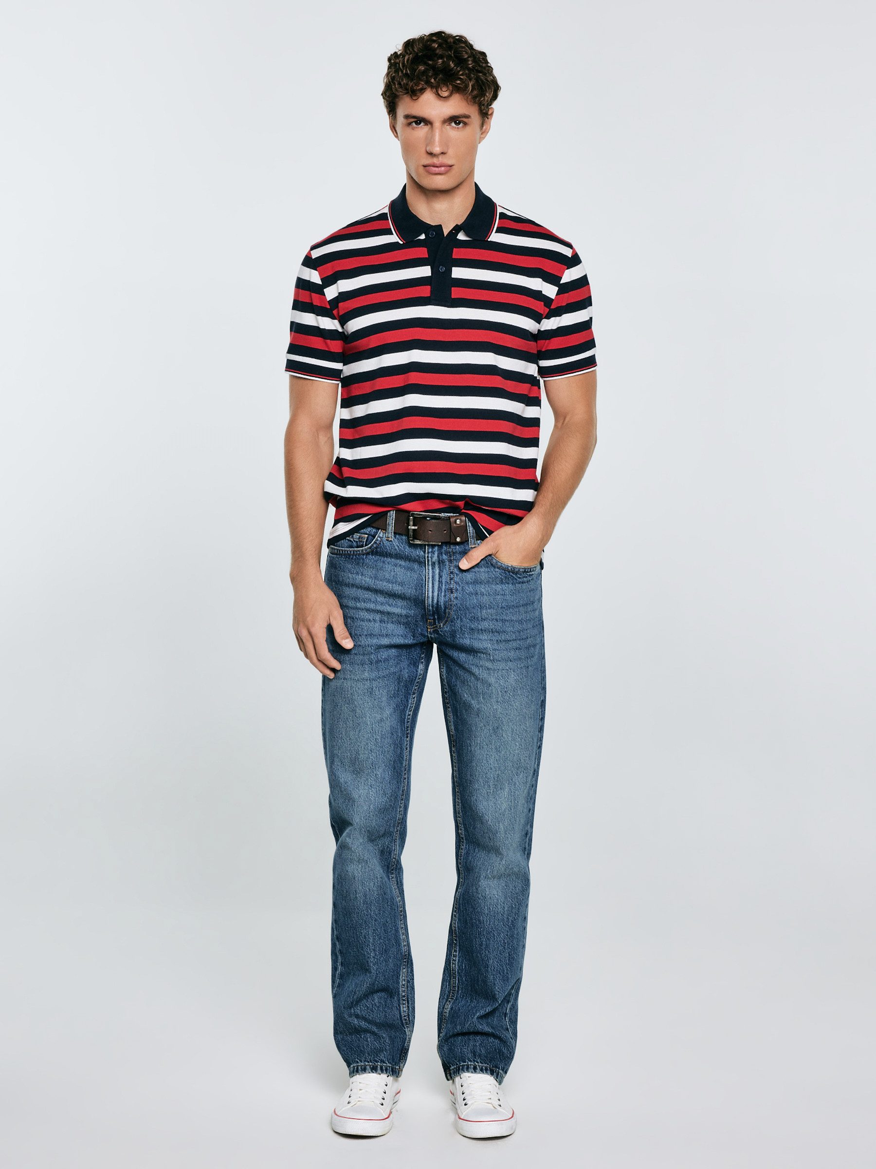 BIG STAR Poloshirt SEULIR rot