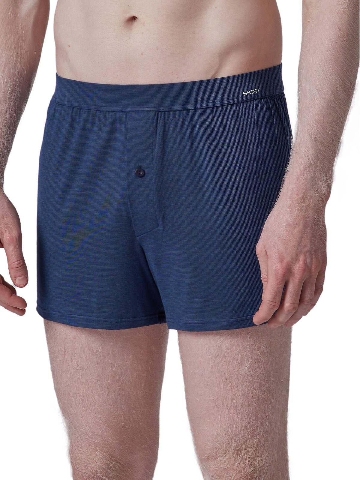 Skiny Boxershorts Herren Boxer Shorts Cooling Deluxe (Stück, 1-St) biologisch abbaubar