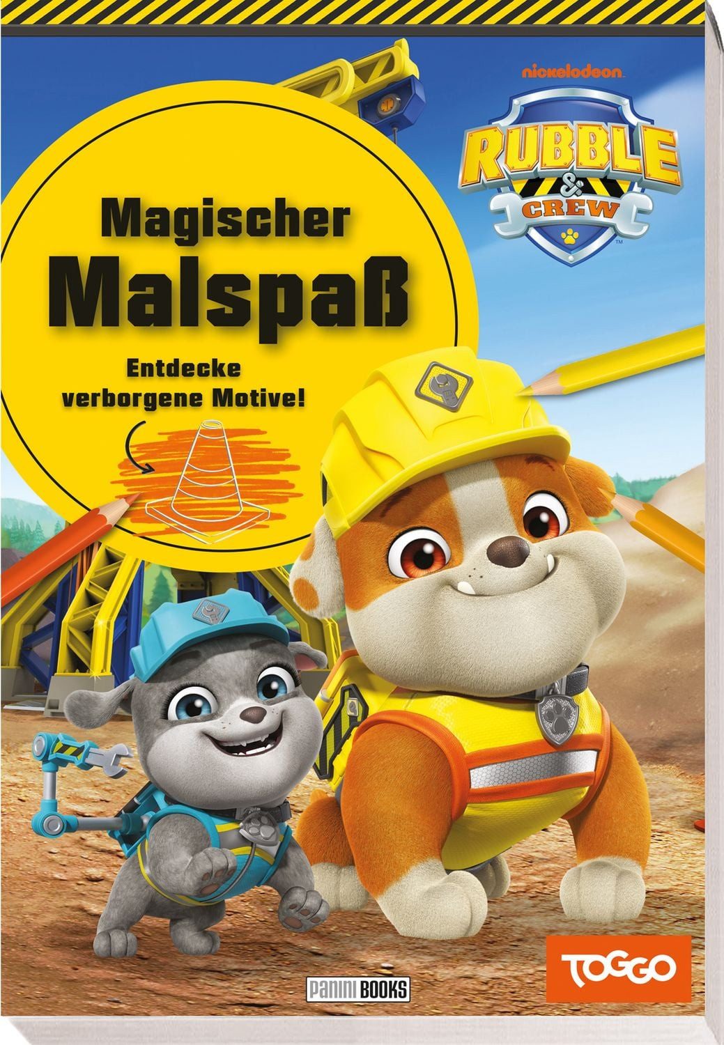 Rubble & Crew: Magischer Malspaß - Entdecke verborgene Motive! Malbloc / Panini, Malblock, X