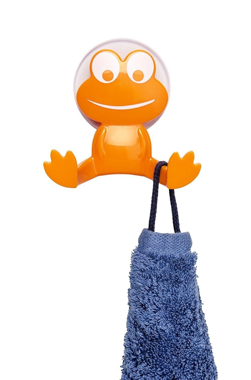 WENKO Handtuchhaken Universal Haken für Saugnapf, Aufhänger FROSCH -, WENKO